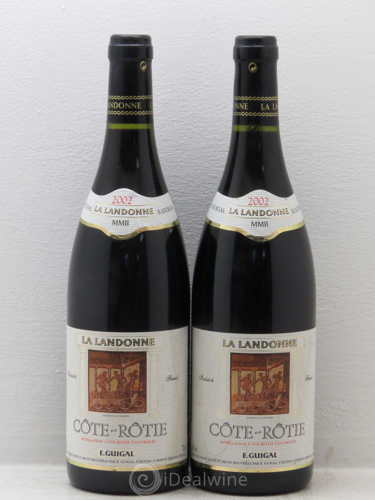 Côte-Rôtie La Landonne Guigal 2002 - Lot de 2 bouteilles - 0