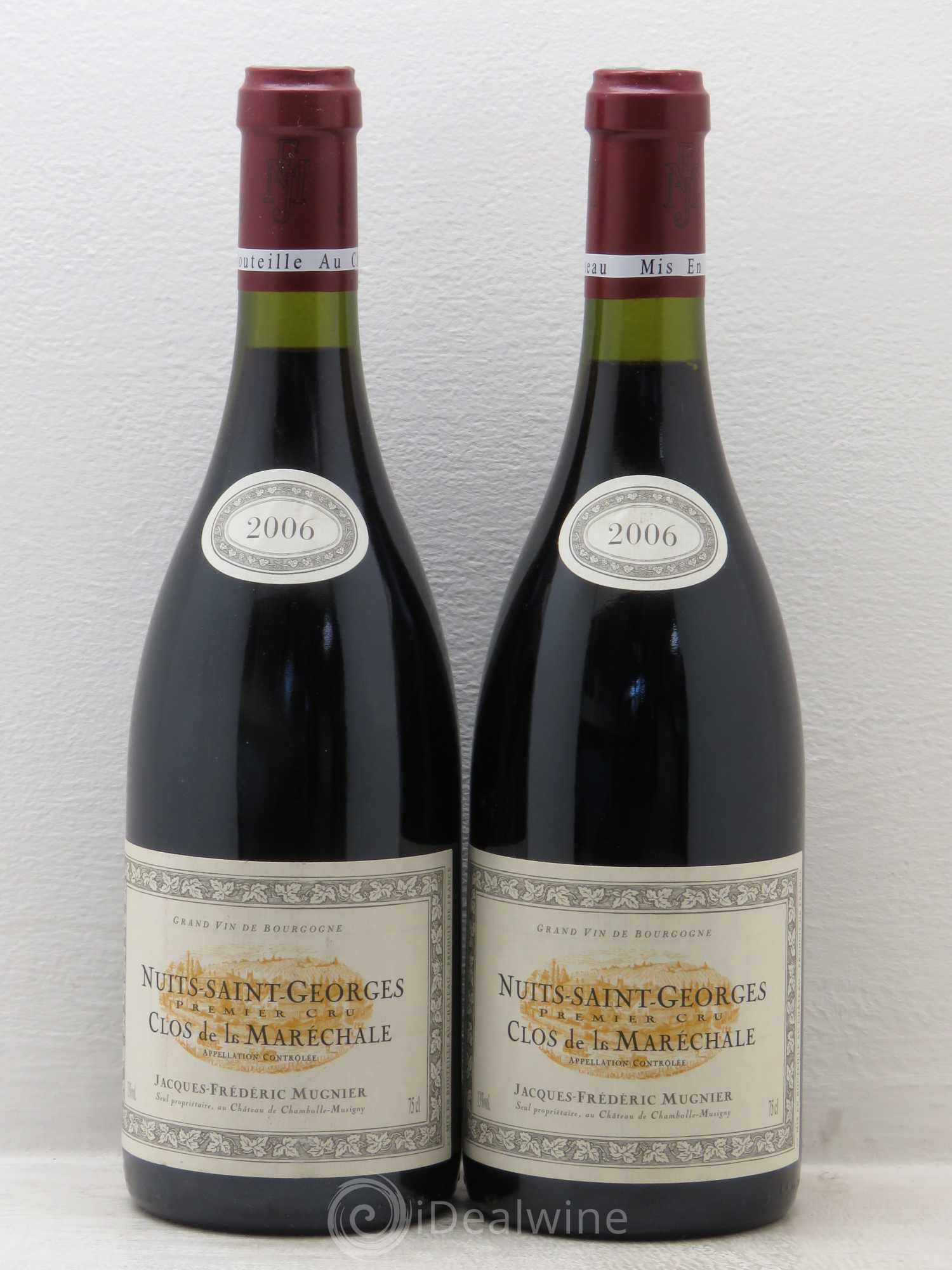 Nuits-Saint-Georges 1er Cru Clos de La Maréchale Jacques-Frédéric Mugnier 2006 - Lot de 2 bouteilles - 0