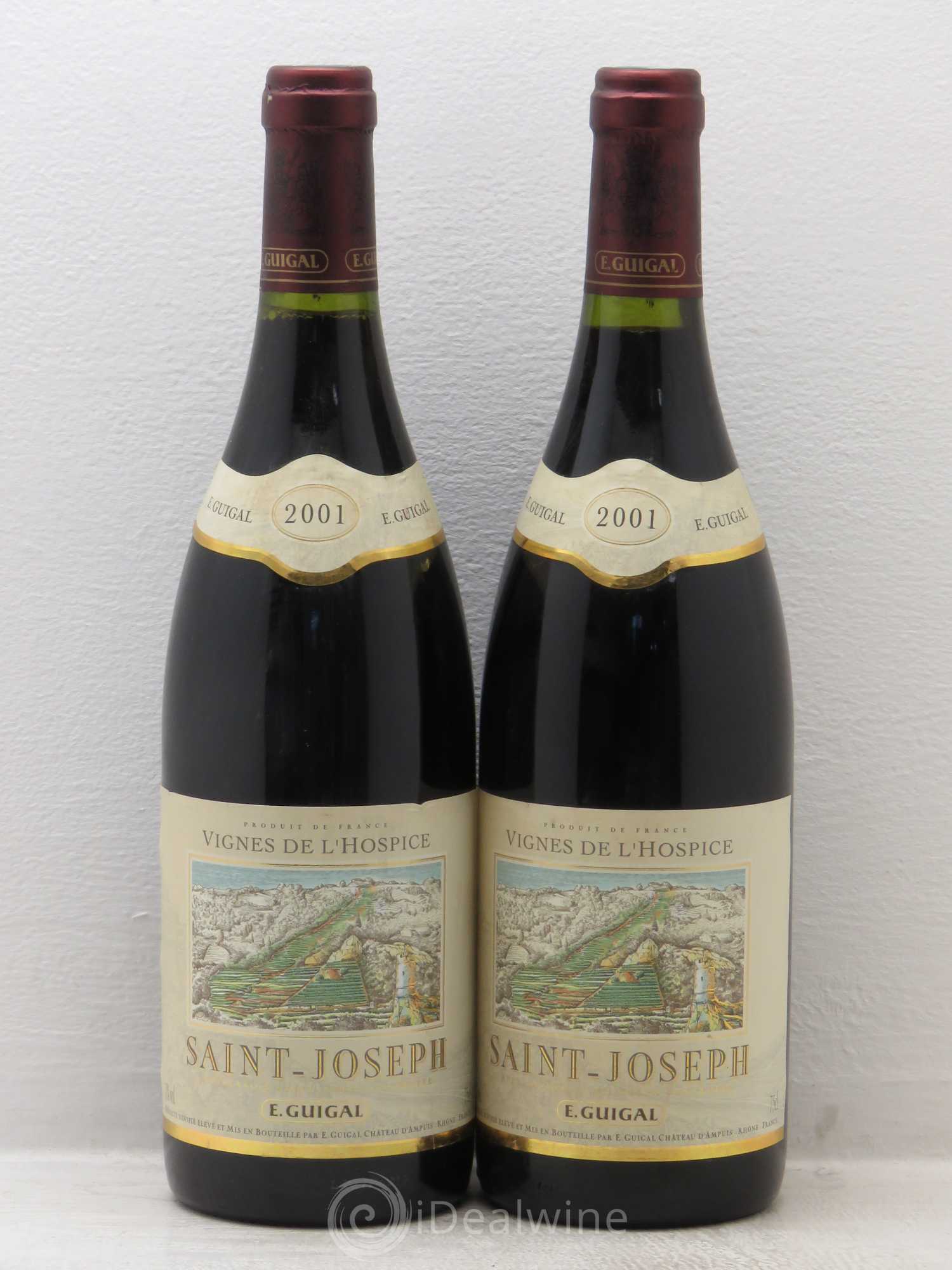 Saint-Joseph Vignes de l'Hospice Guigal 2001 - Lot de 2 bouteilles - 0