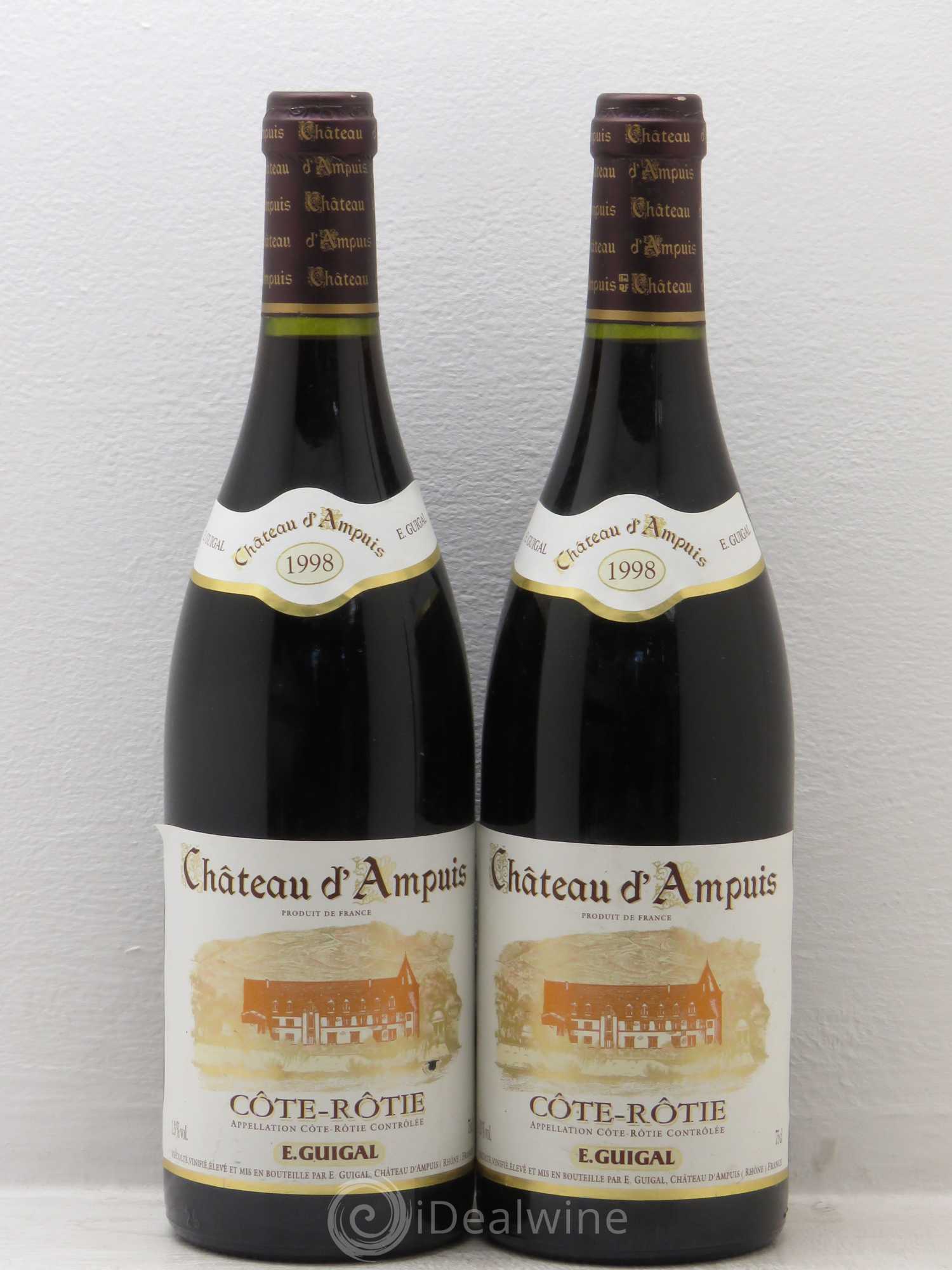 Côte-Rôtie Château d'Ampuis Guigal 1998 - Lot de 2 bouteilles - 0