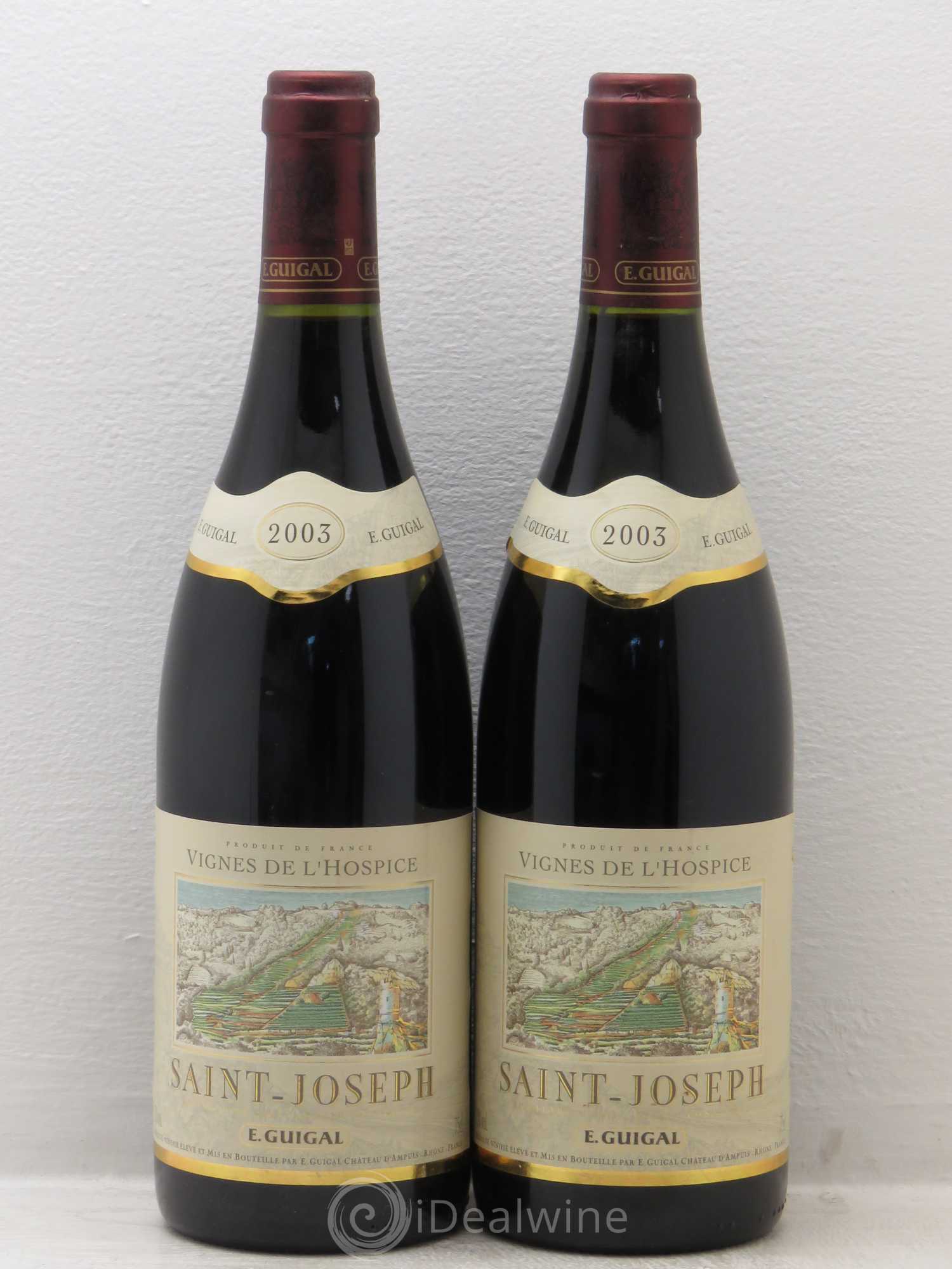 Saint-Joseph Vignes de l'Hospice Guigal 2003 - Lot de 2 bouteilles - 0