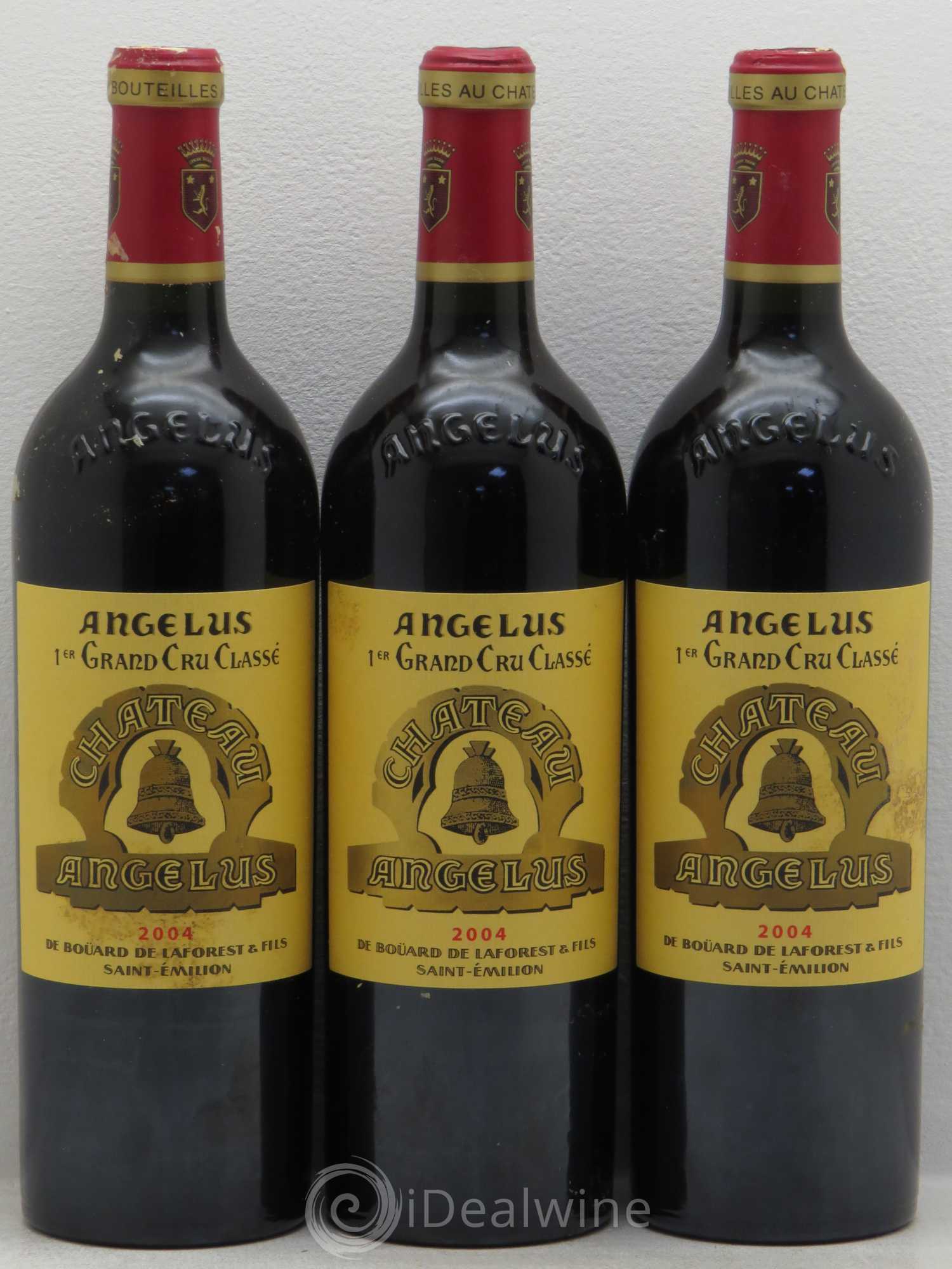 Château Angélus 1er Grand Cru Classé A 2004 - Lot de 12 bouteilles - 1