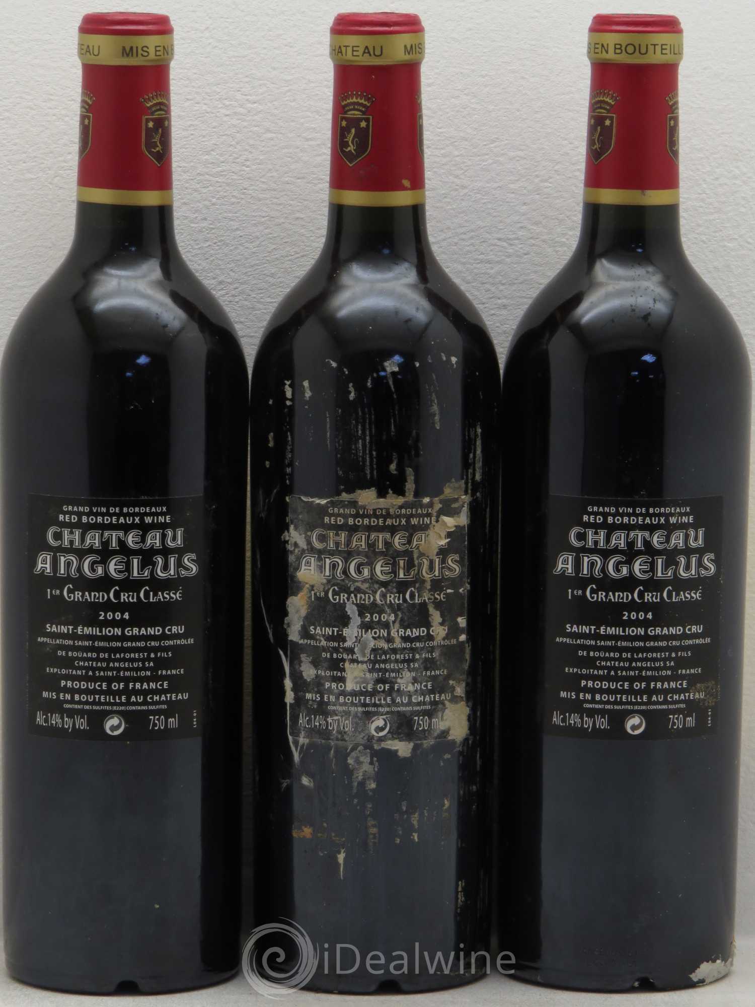 Château Angélus 1er Grand Cru Classé A 2004 - Lot de 12 bouteilles - 4