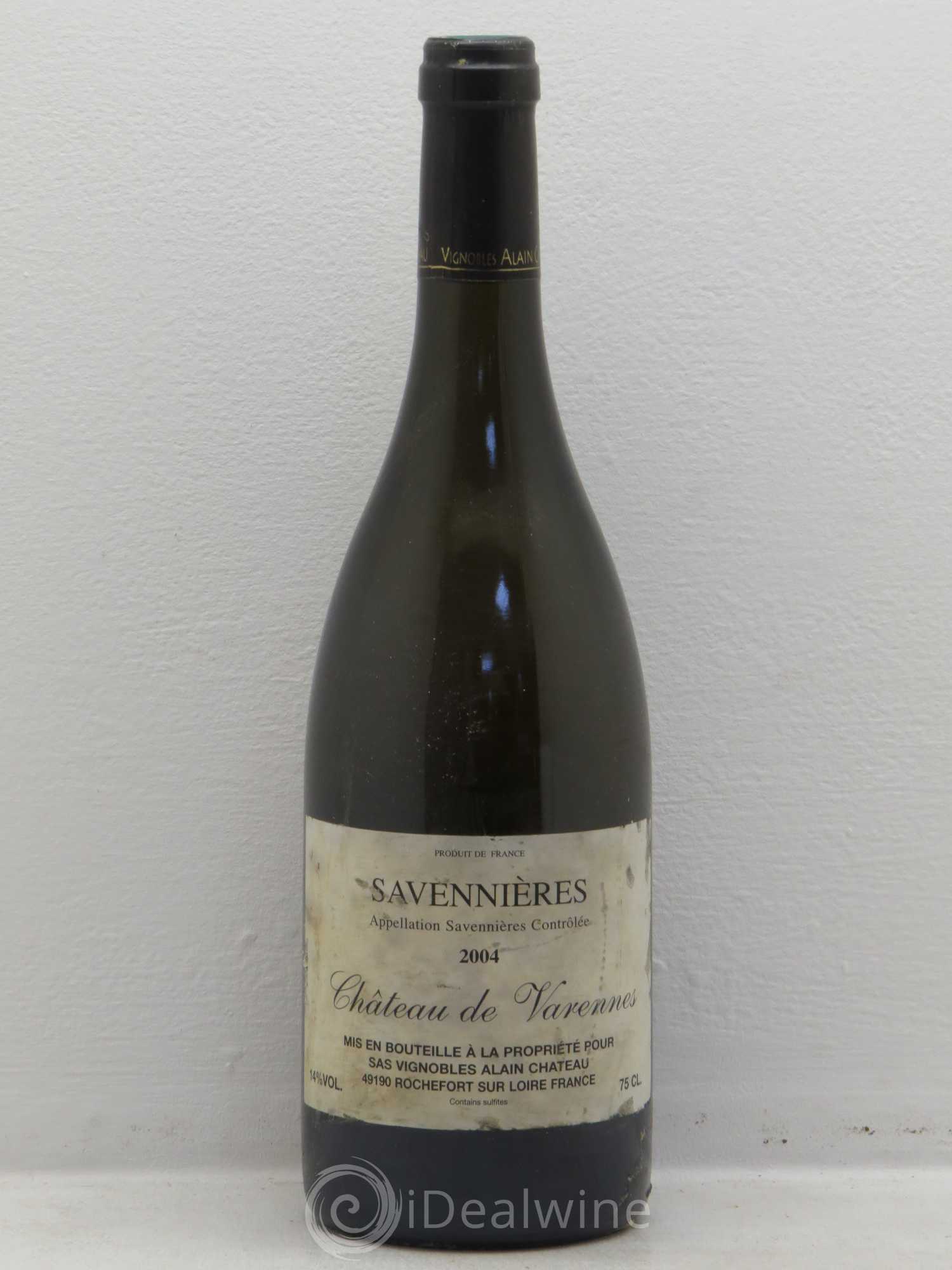 Savennières Chateau de Varennes 2004 - Posten von 1 Flasche - 0