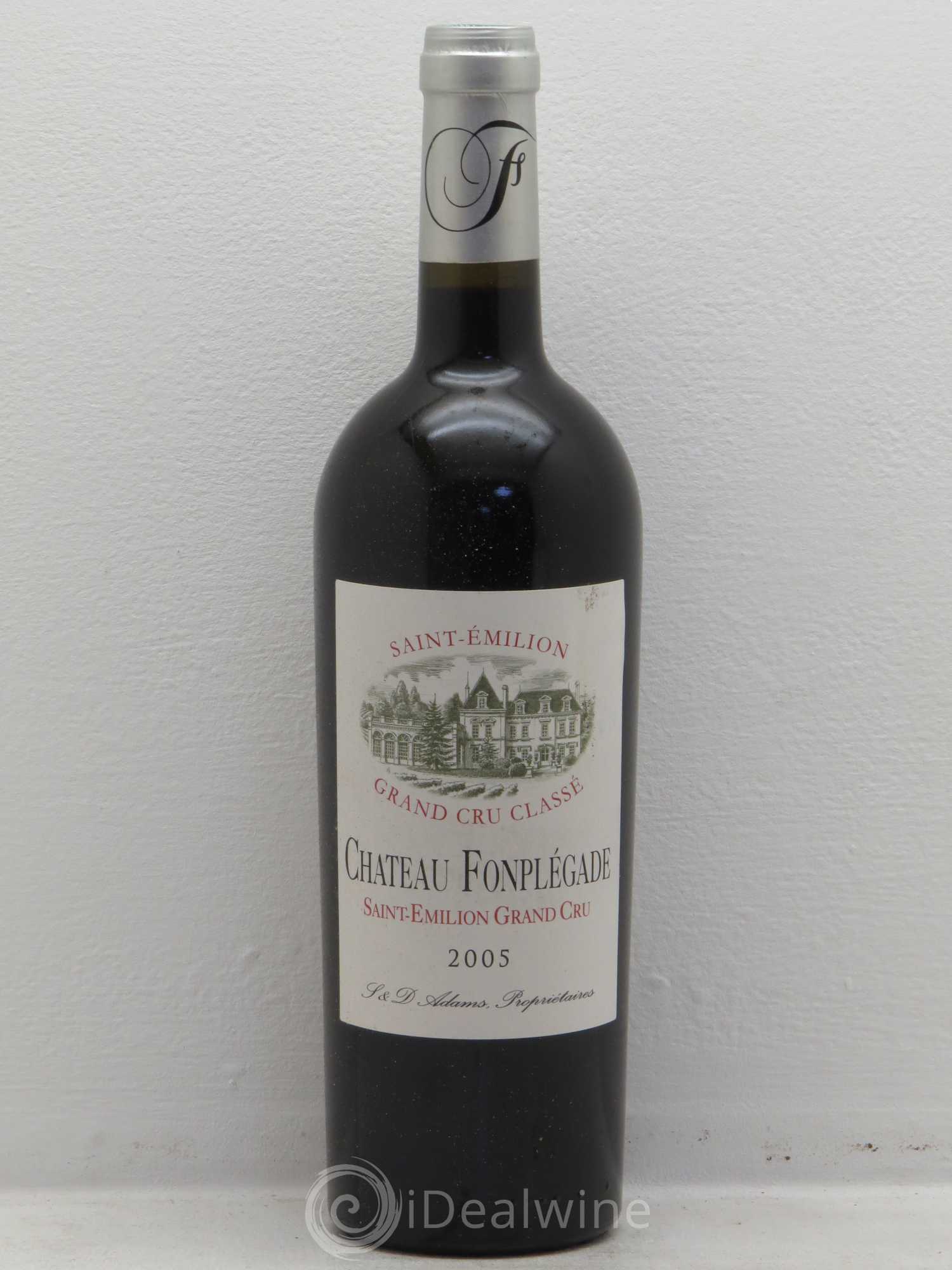 Château Fonplegade Grand Cru Classé 2005 - Lot de 12 bouteilles - 0