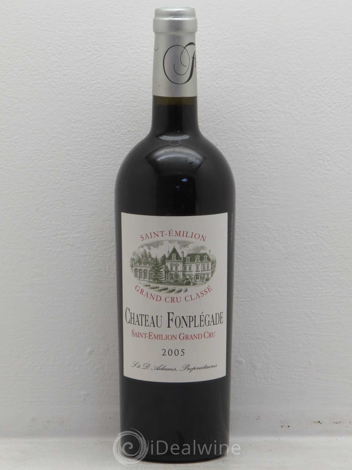 Château Fonplegade Grand Cru Classé 2005 - Lot de 12 bouteilles - 0