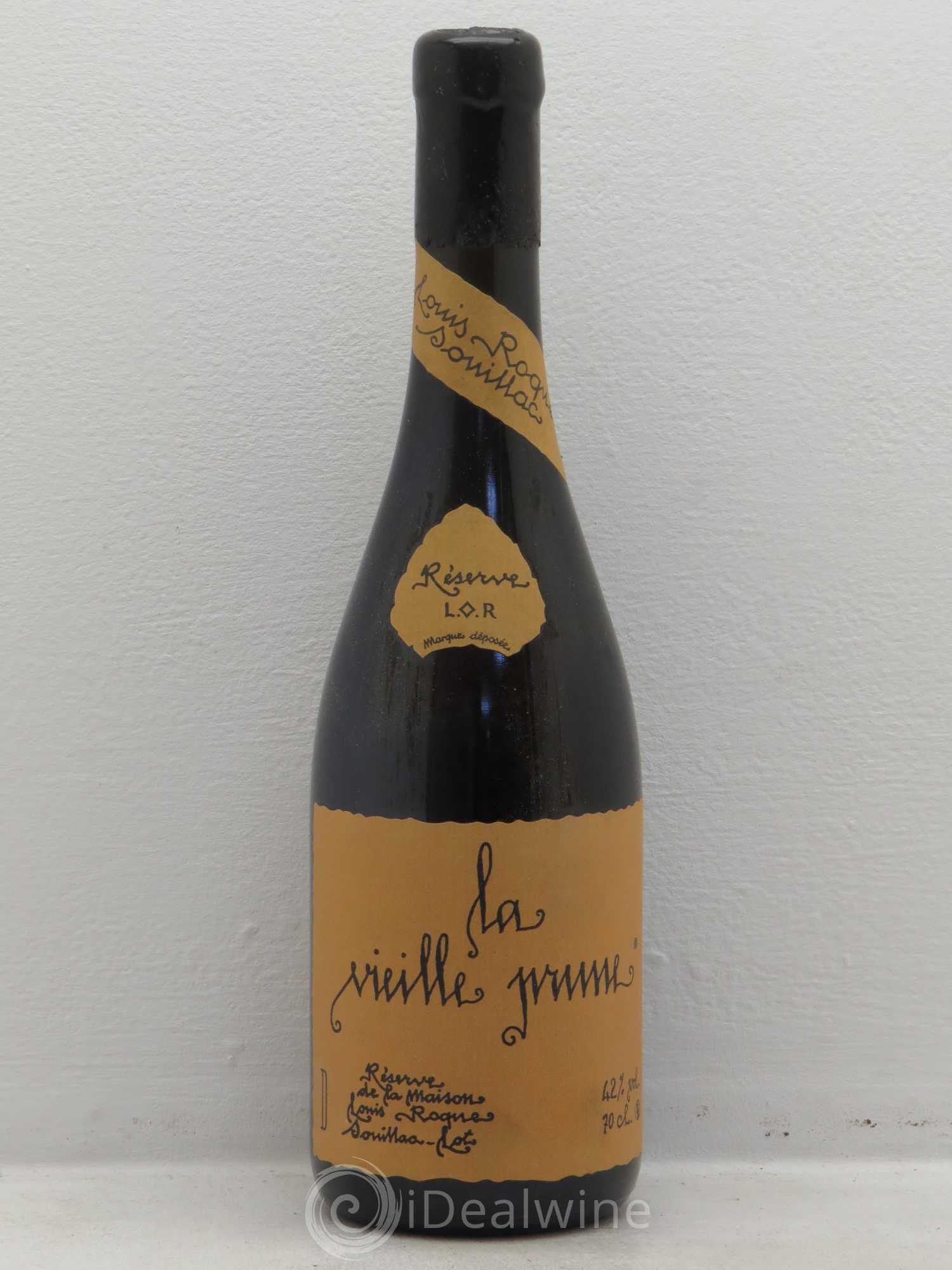 Alcools divers Vieille prune réserve LOE la réserve de la maison louis Roques 42° - Posten von 1 Flasche - 0