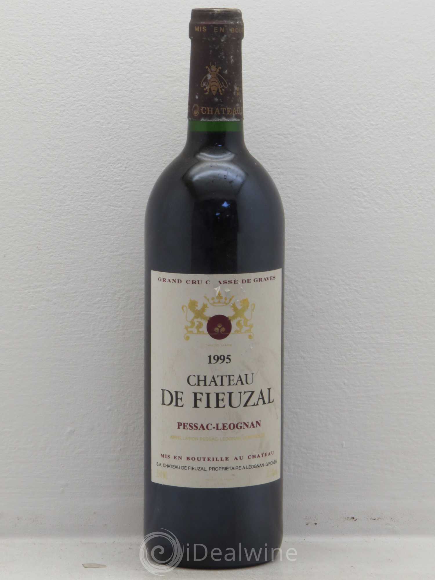 Château de Fieuzal Cru Classé de Graves 1995 - Lot de 1 bouteille - 0