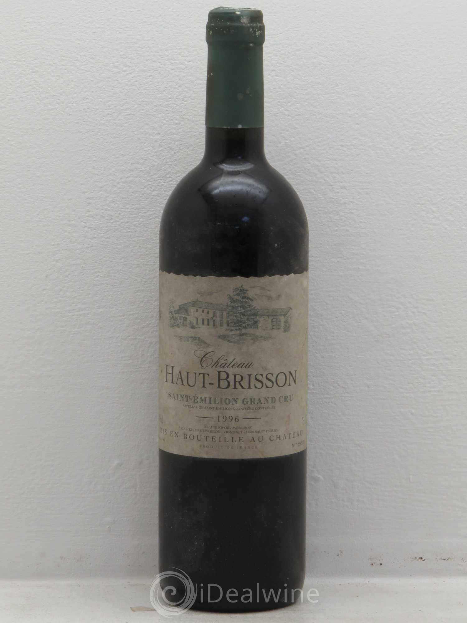 Saint-Émilion Haut brisson 1996 - Lot de 1 bouteille - 0