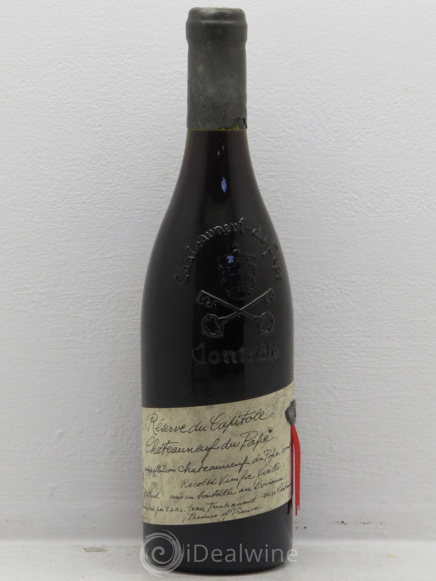 Châteauneuf-du-Pape Réserve du capitole 1993 - Lot de 1 bouteille - 0