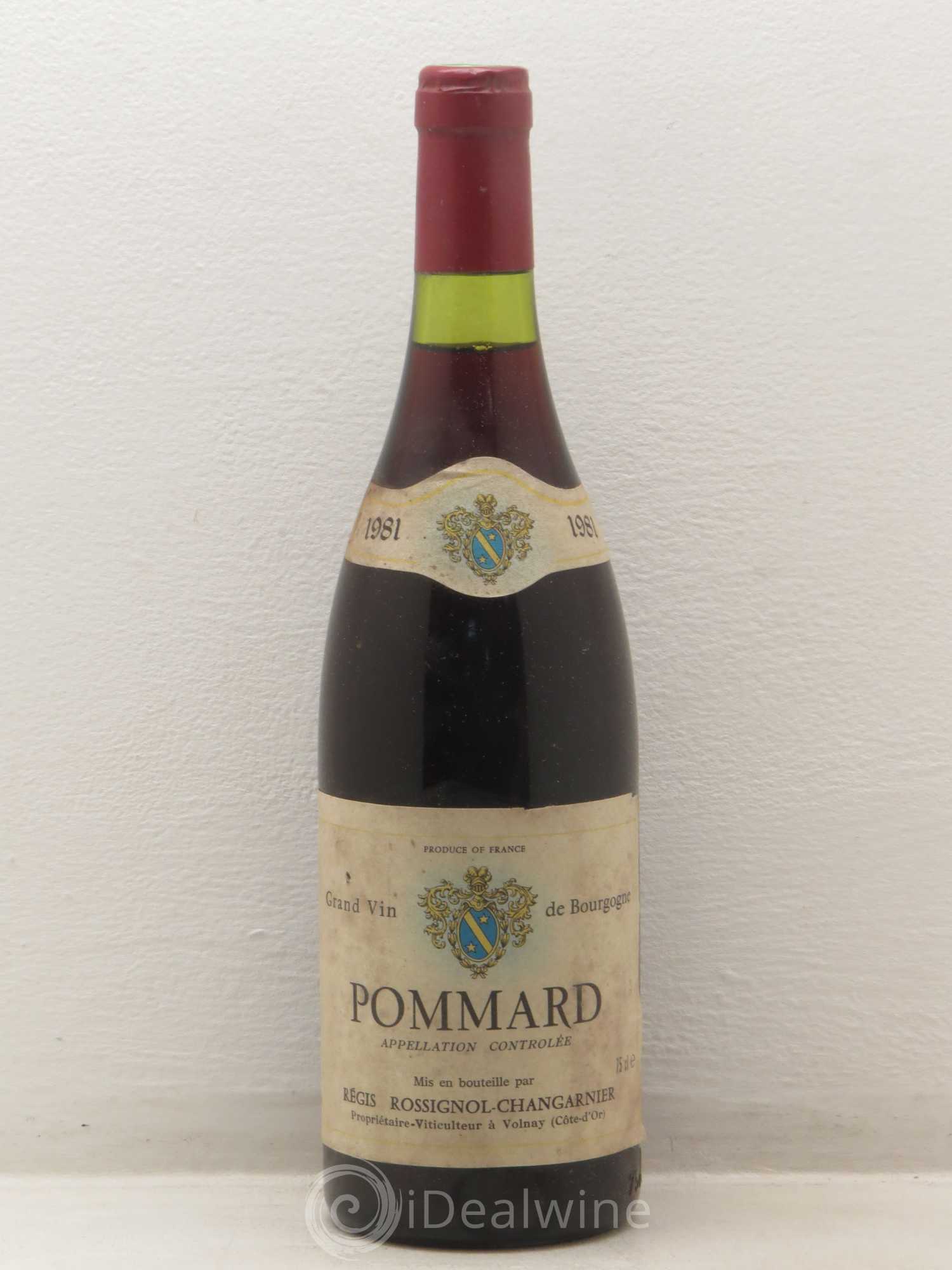 Pommard Rossignol Changarnier 1981 - Posten von 1 Flasche - 0