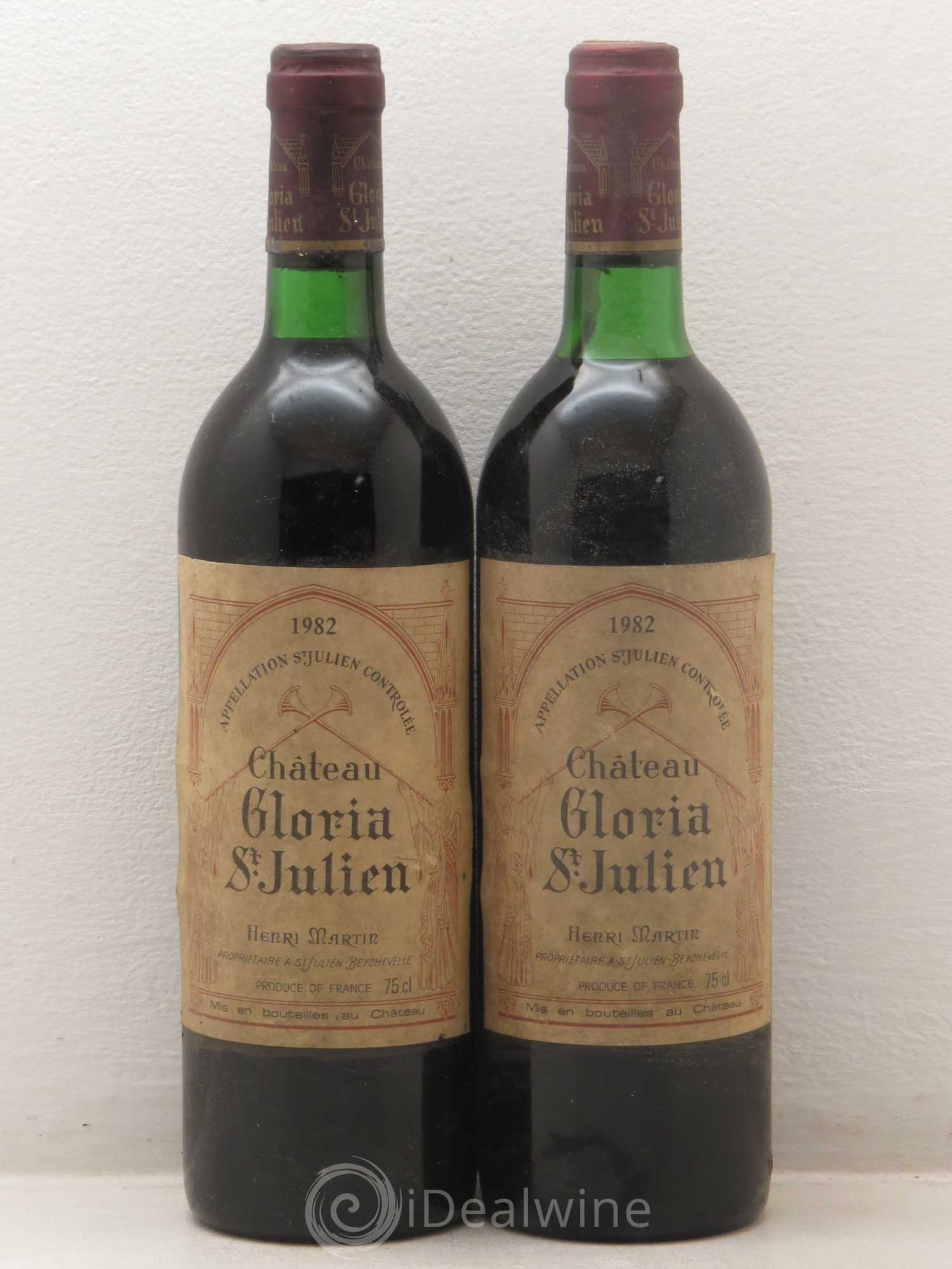 Château Gloria 1982 - Lot de 2 bouteilles - 0