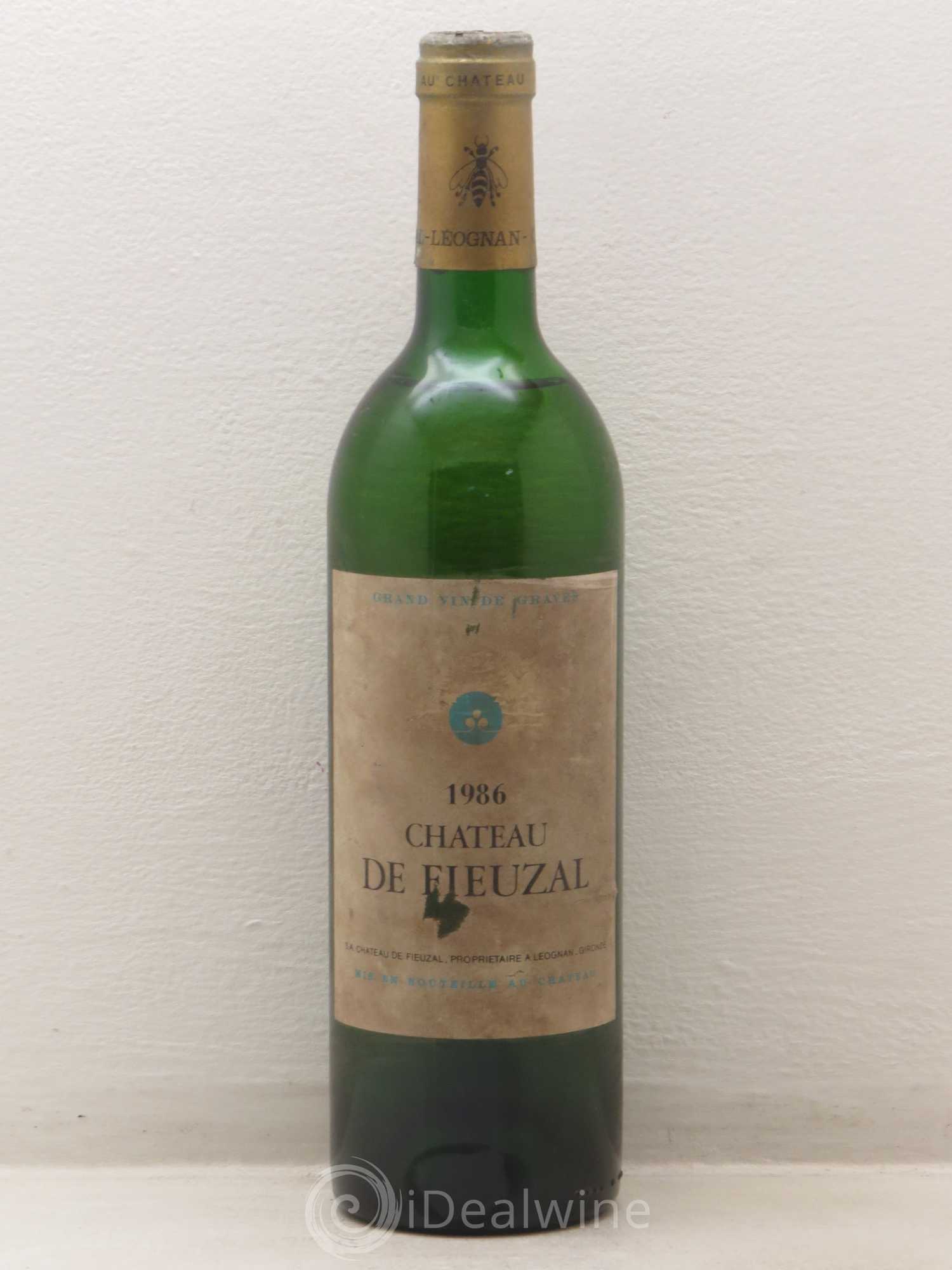 Château de Fieuzal 1986 - Lot de 1 bouteille - 0