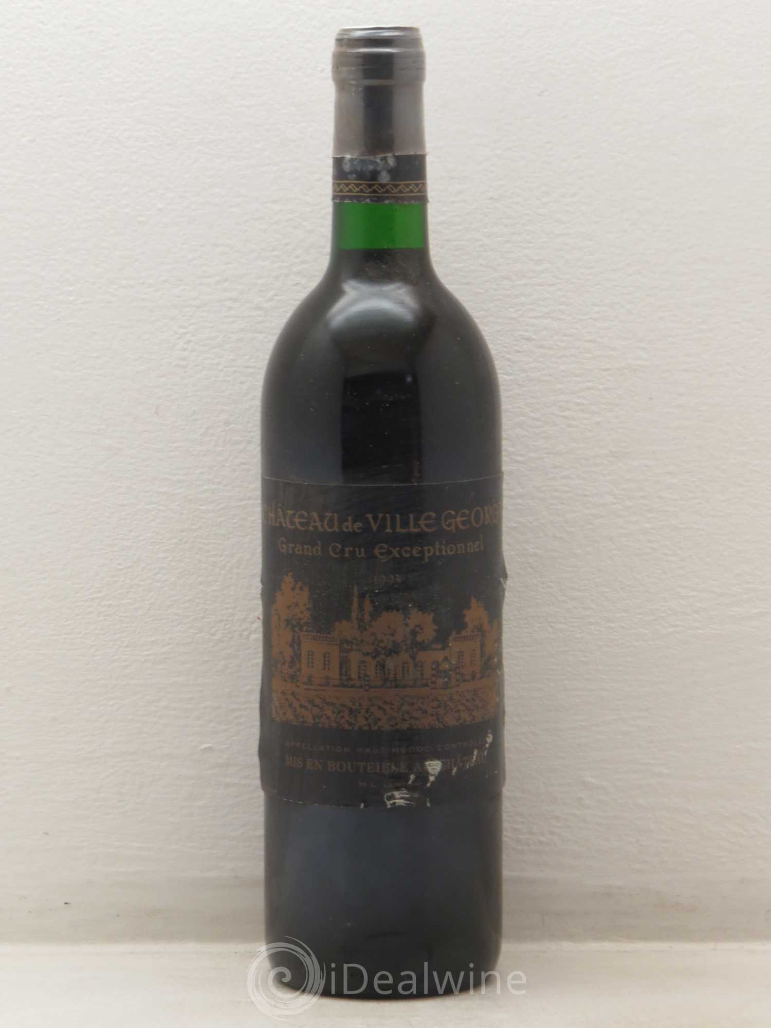Château Villegeorge Cru Bourgeois 1993 - Lot de 1 bouteille - 0