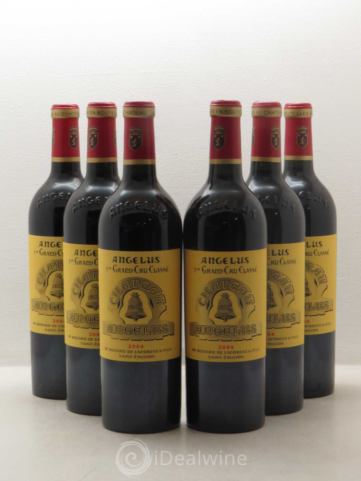 Château Angélus 1er Grand Cru Classé A 2004 - Lot de 6 bouteilles - 0