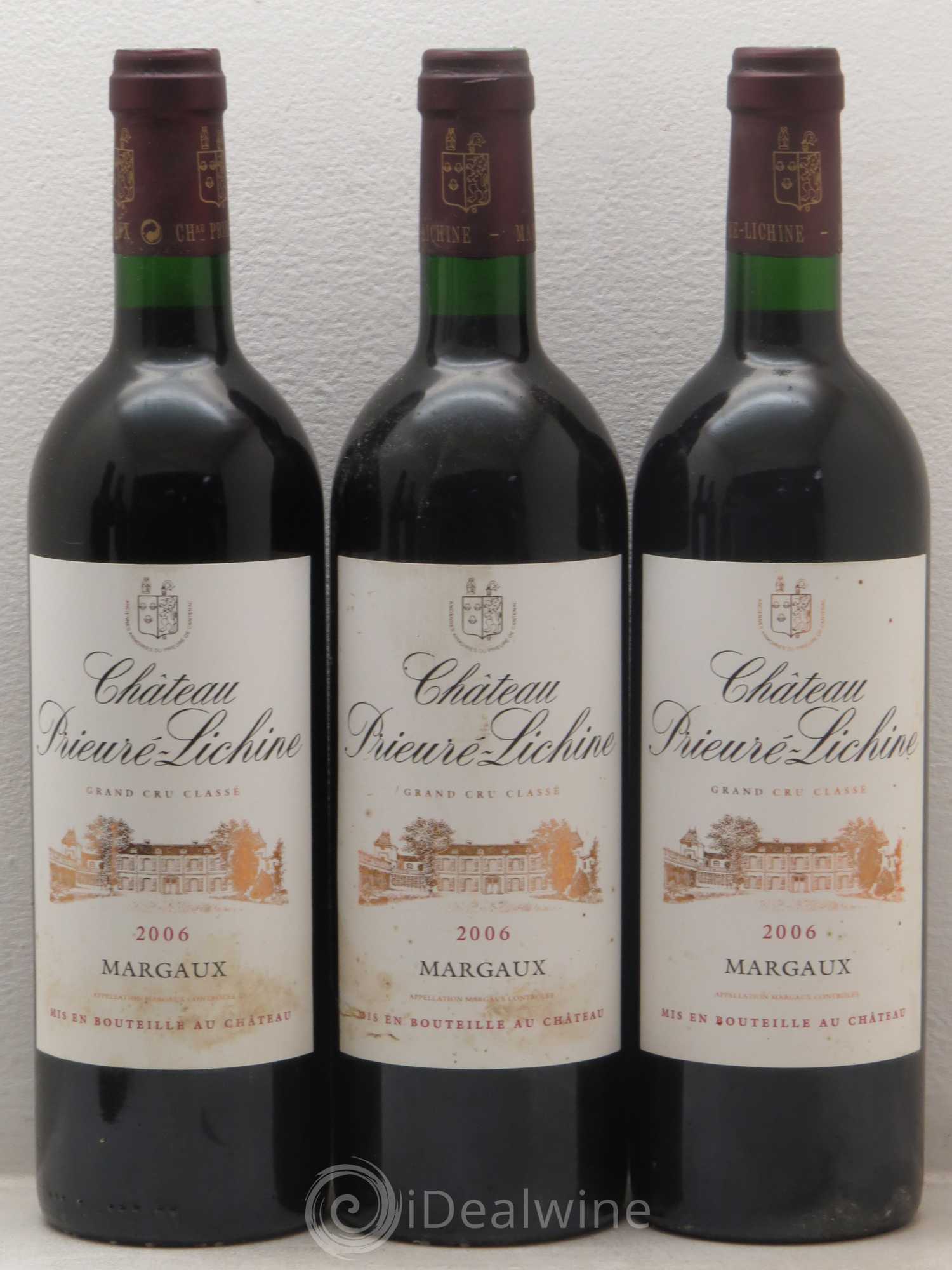 Château Prieuré Lichine 4ème Grand Cru Classé 2006 - Lot de 6 bouteilles - 1
