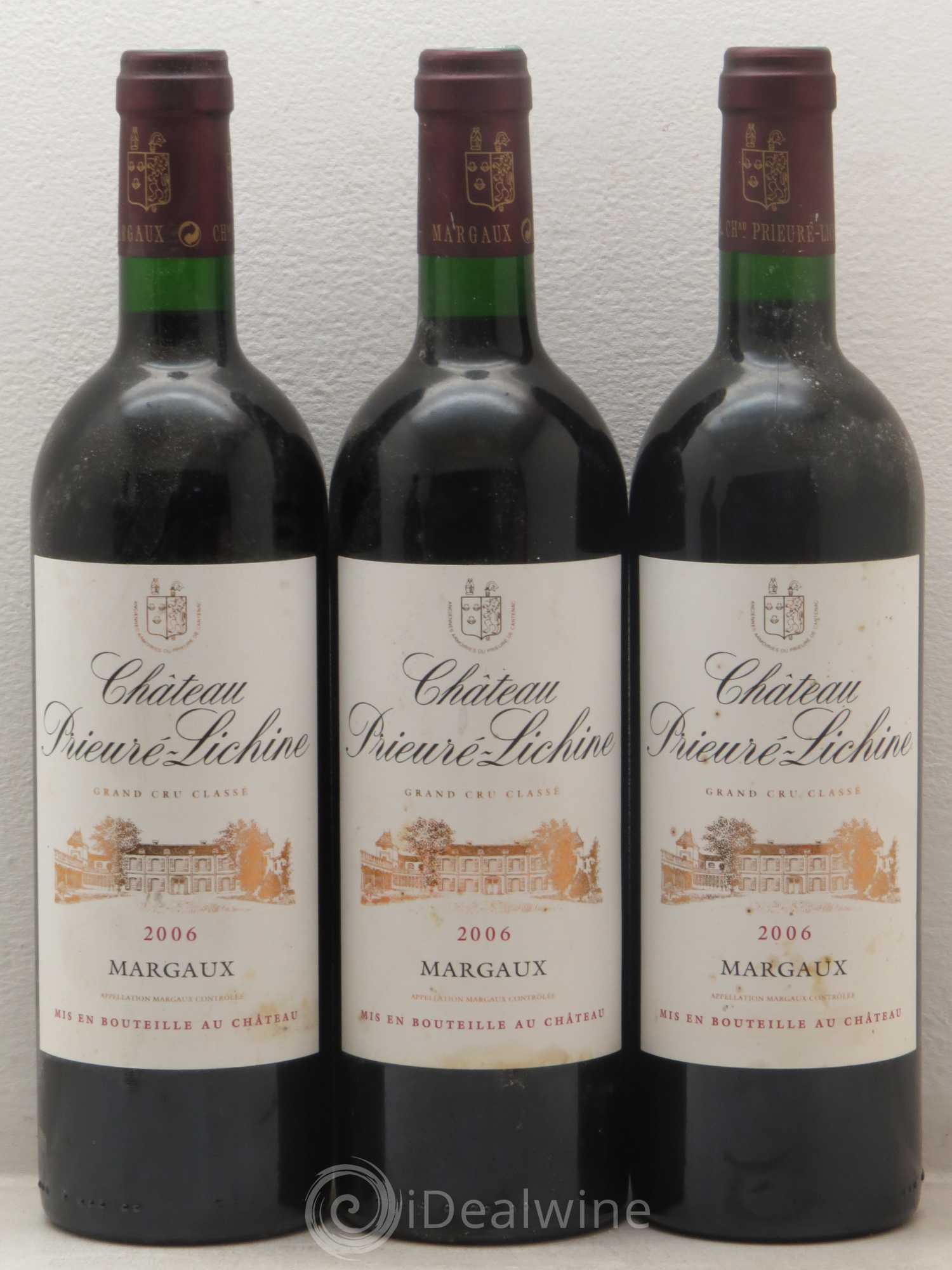 Château Prieuré Lichine 4ème Grand Cru Classé 2006 - Lot de 5 bouteilles - 1