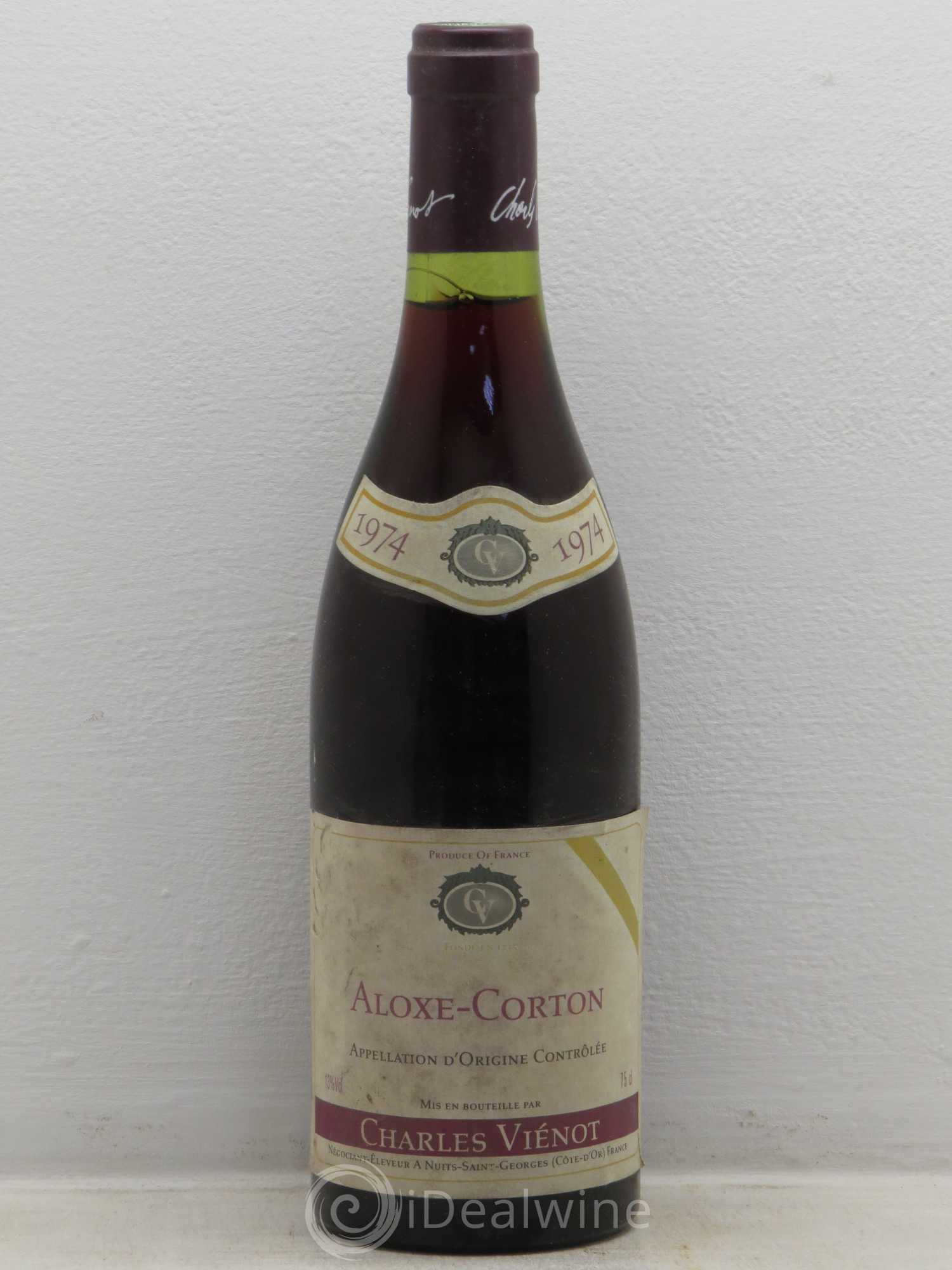 Aloxe-Corton 1974 - Lot de 1 bouteille - 0