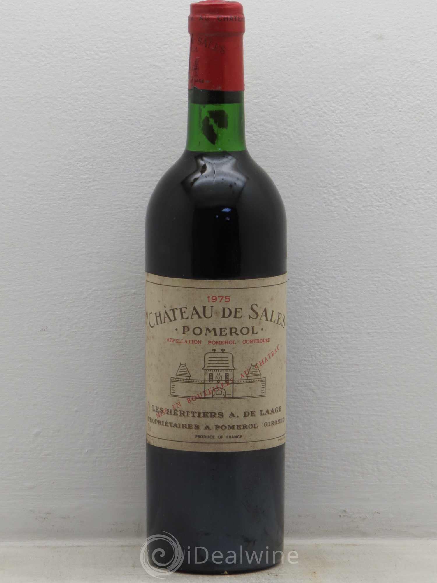 Château de Sales 1975 - Lot de 1 bouteille - 0