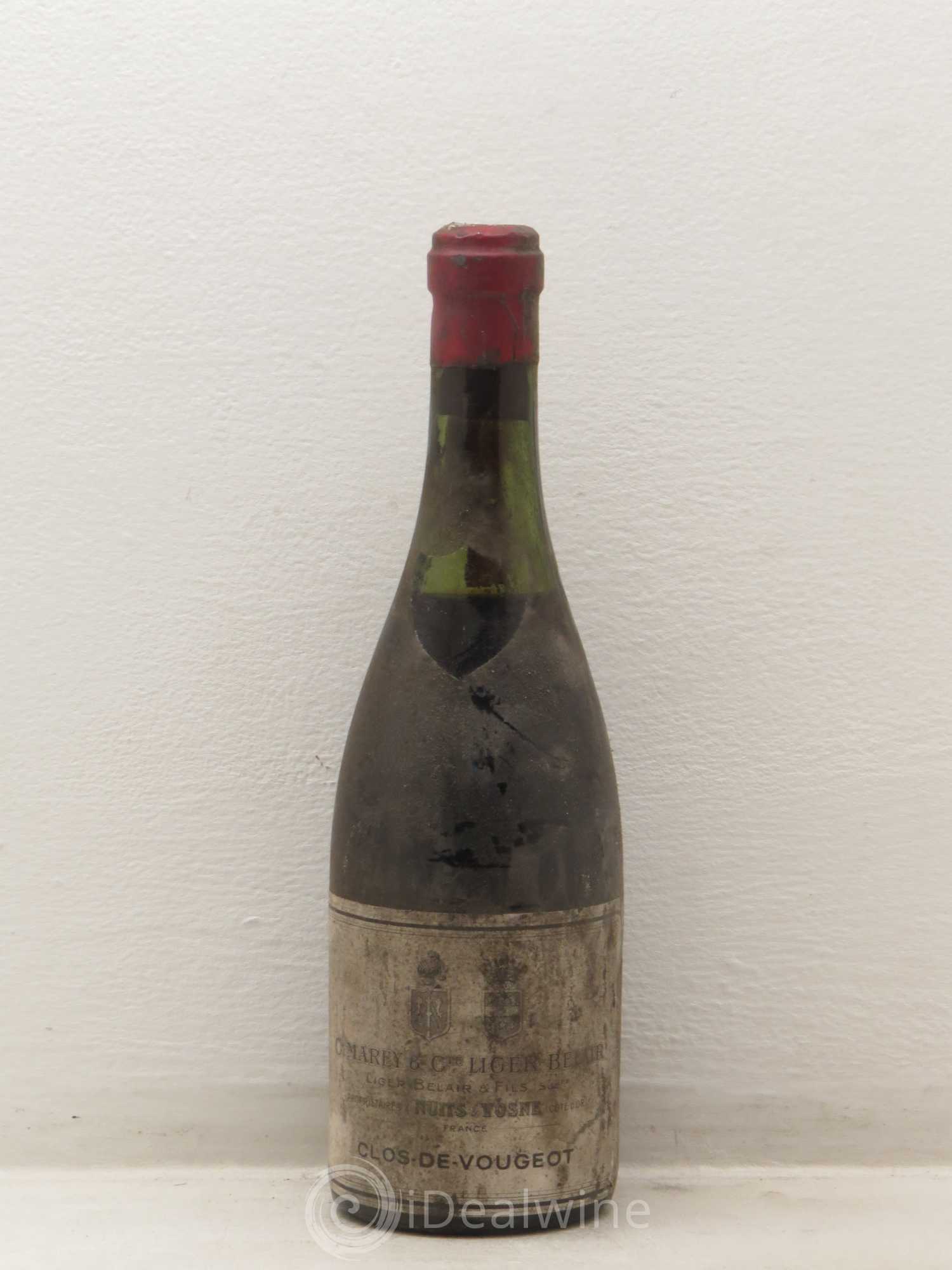 Clos de Vougeot Grand Cru C Marey & Comte Liger Belair - Posten von 1 Demi-Flasche - 0