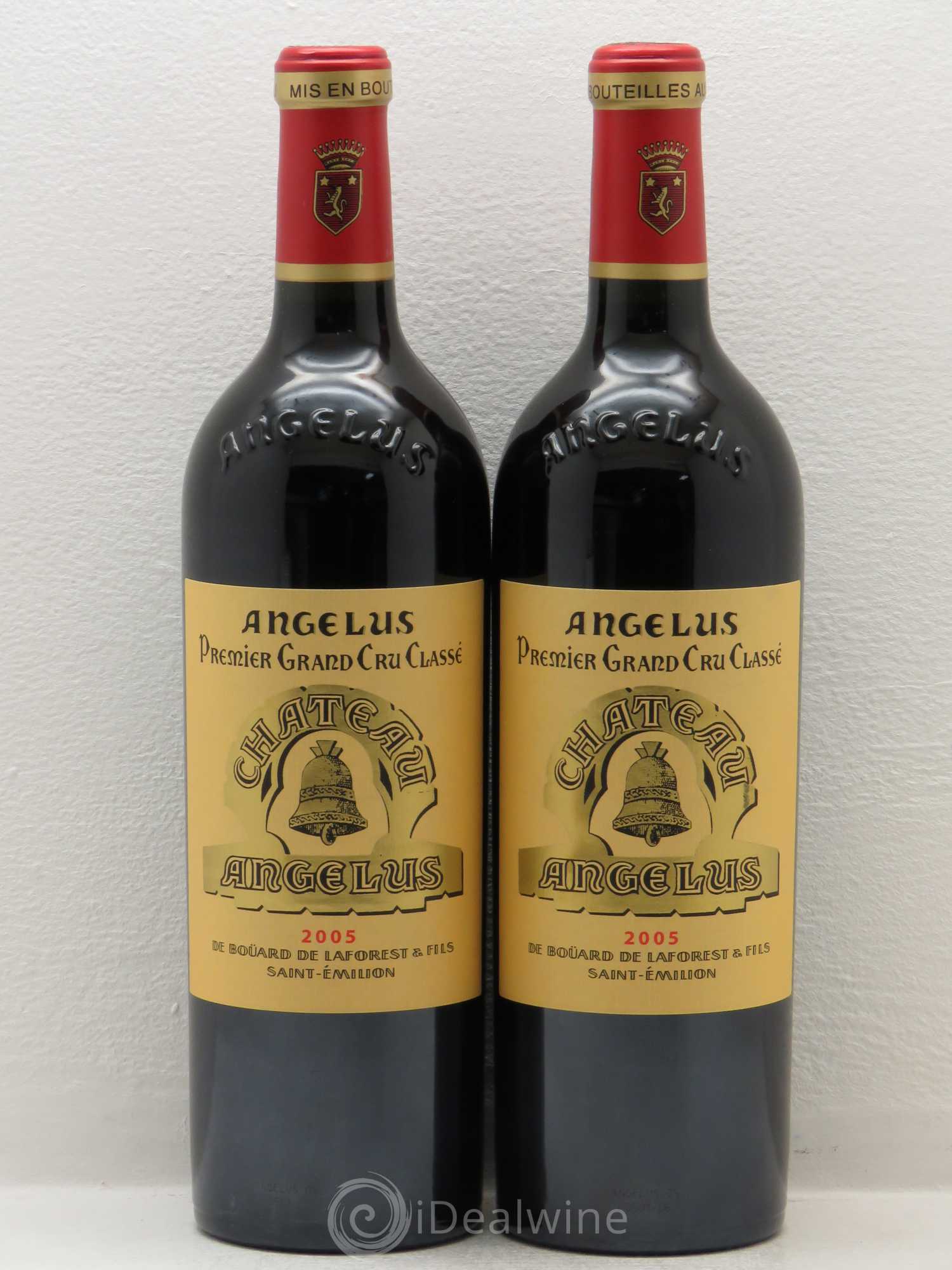 Château Angélus 1er Grand Cru Classé A 2005 - Lot de 2 bouteilles - 0