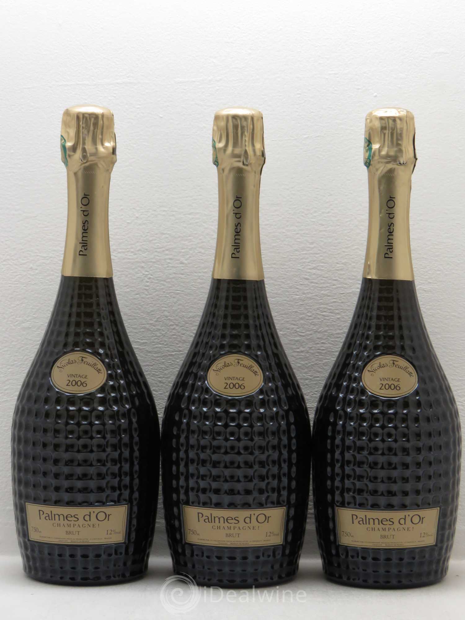 Palme d'Or Nicolas Feuillate 2006 - Lot de 3 bouteilles - 0