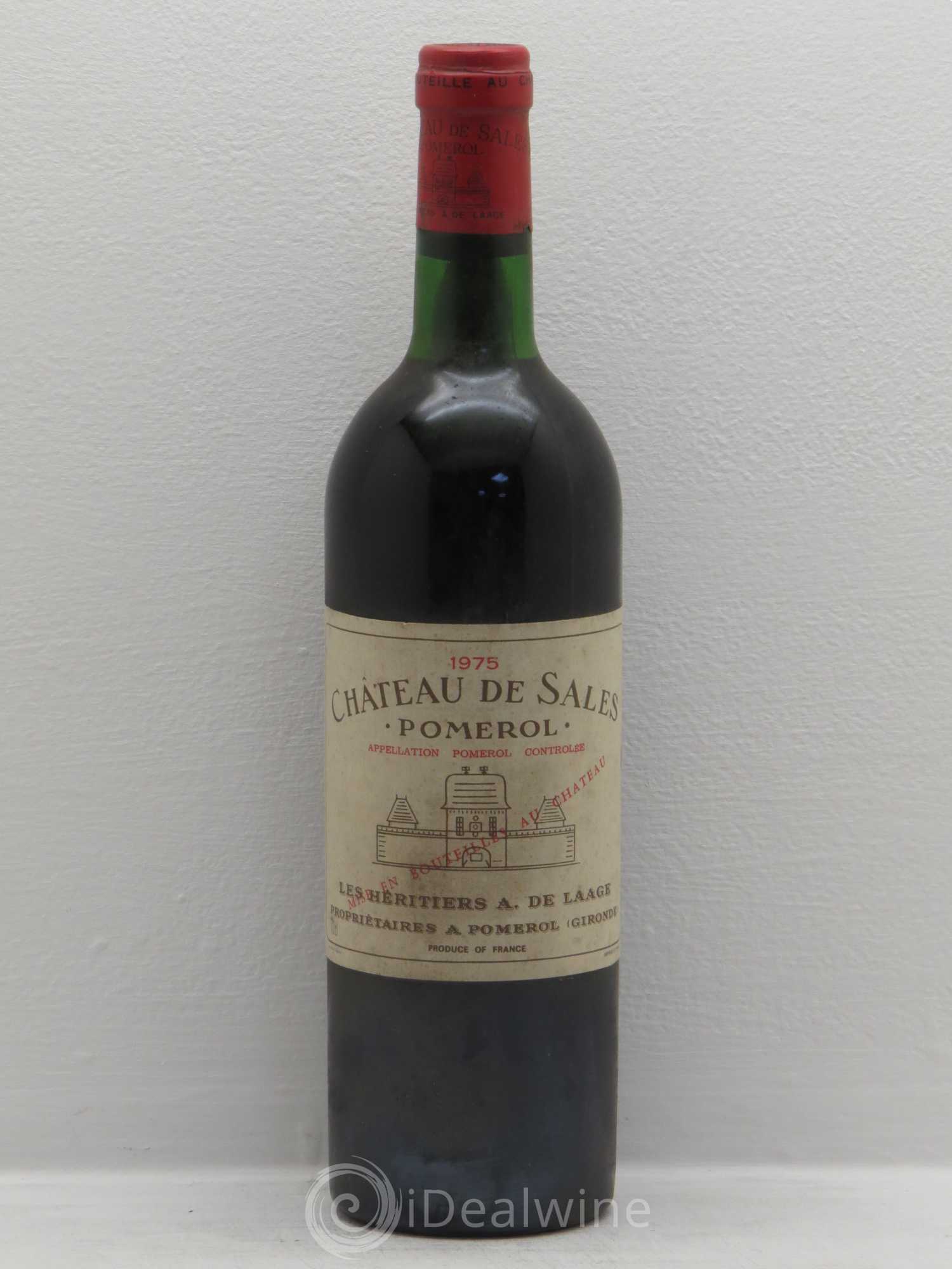 Château de Sales 1975 - Lot de 1 bouteille - 0