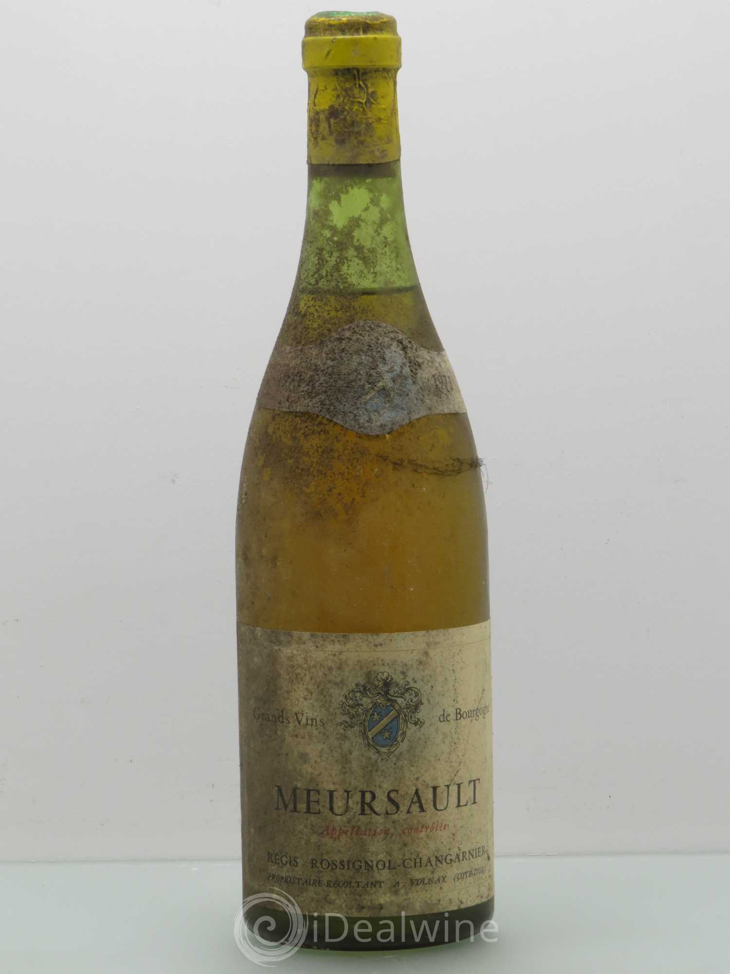 Meursault Rossignol Changarnier 1971 - Posten von 1 Flasche - 0