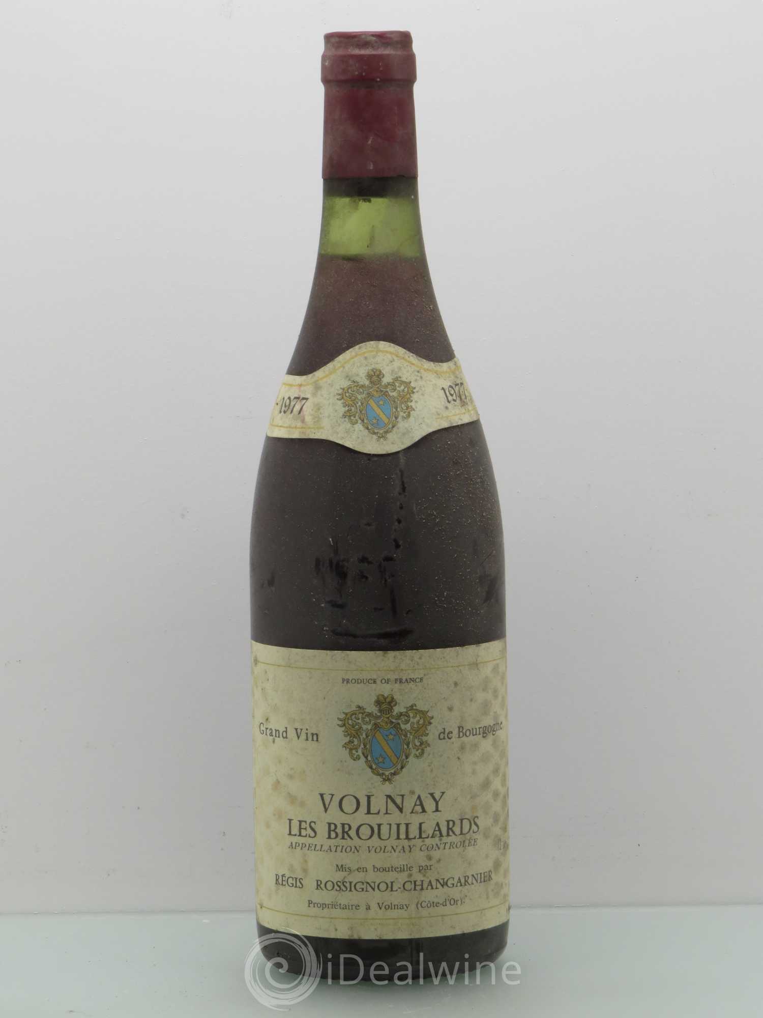 Volnay 1er Cru Les Brouillards Rossignol Changarnier 1977 - Posten von 1 Flasche - 0