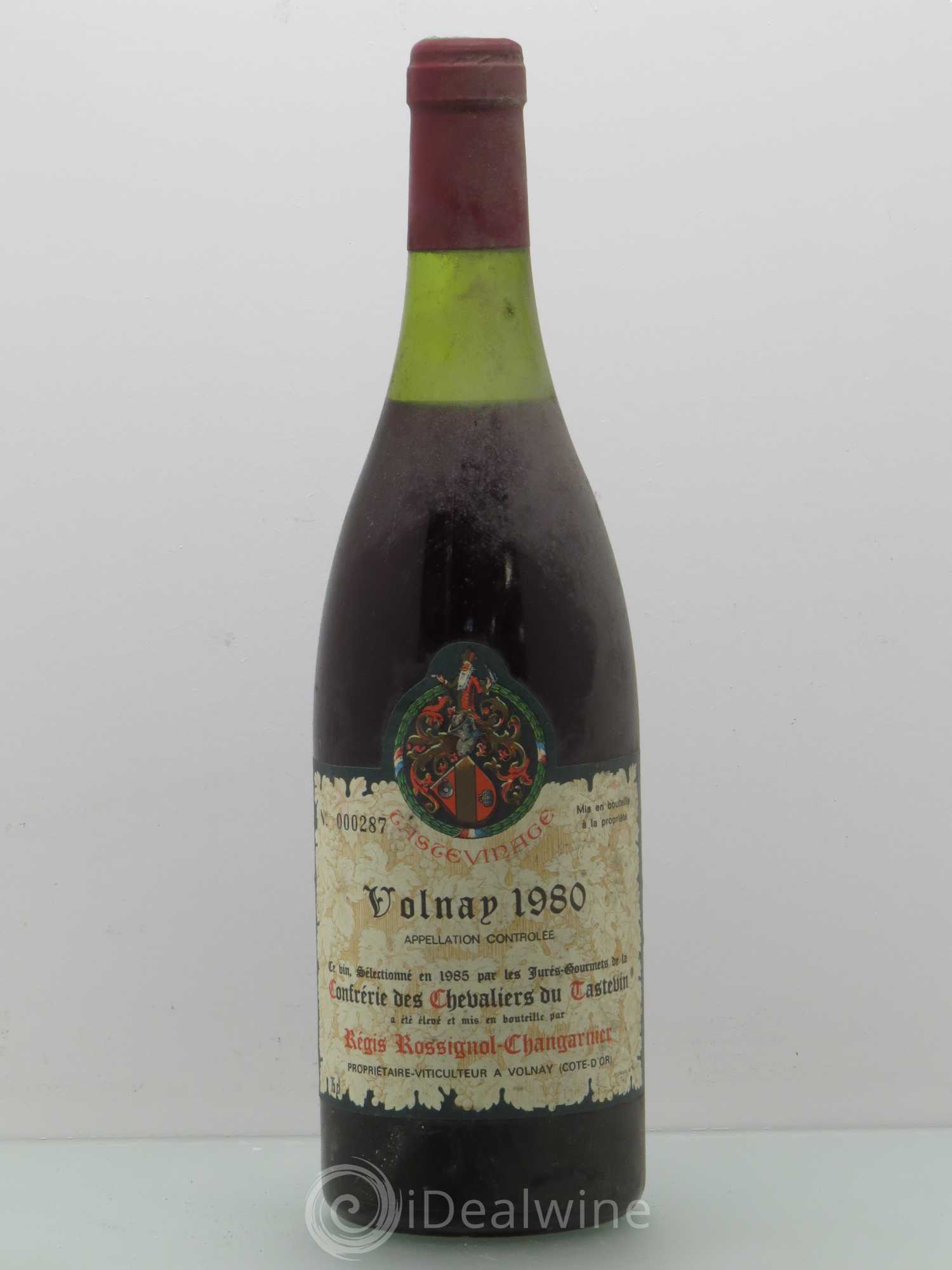 Volnay Chevalier du Tastevin Rossignol Changarnier 1980 - Posten von 1 Flasche - 0