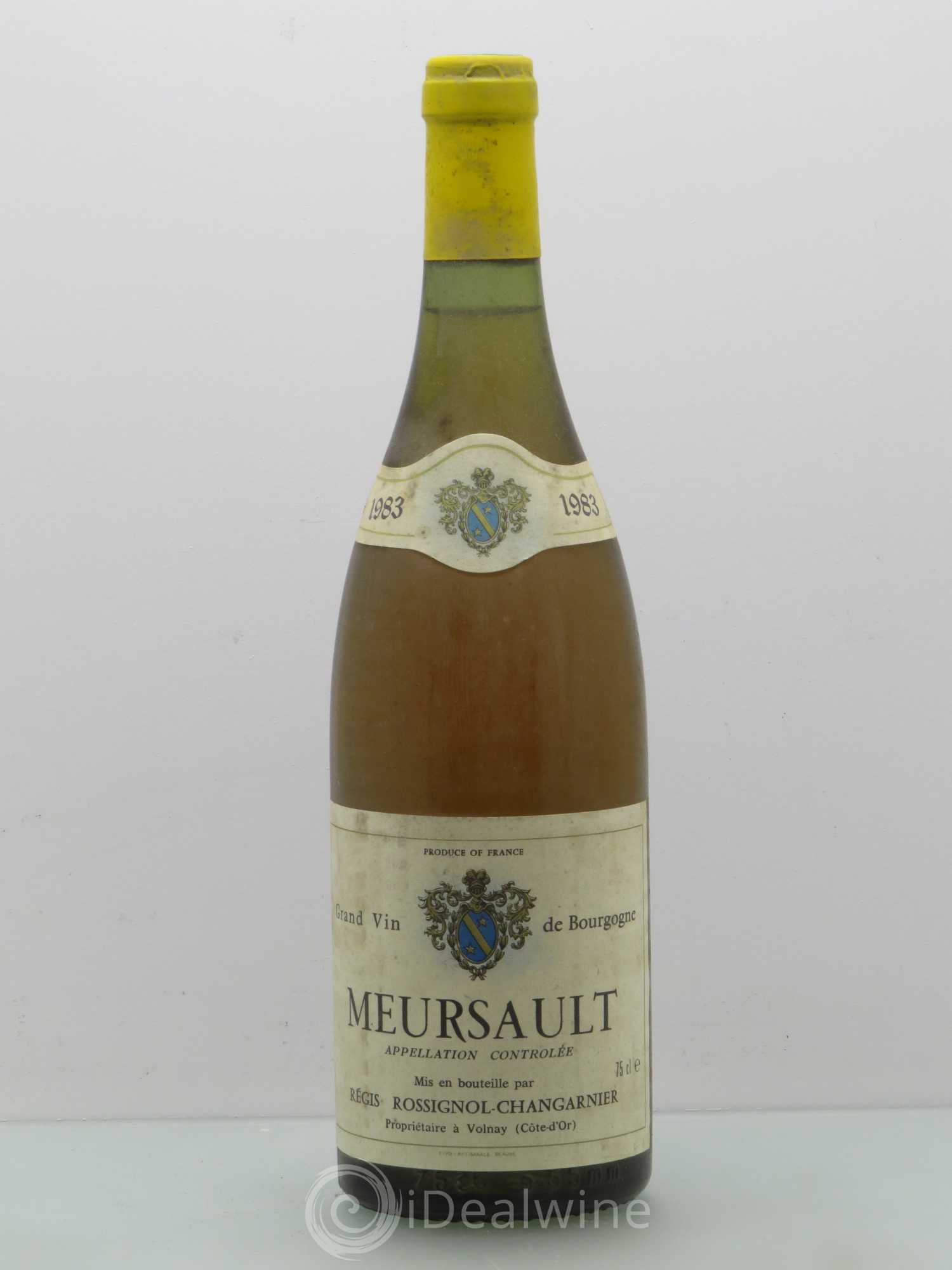 Meursault Rossignol Changarnier 1983 - Posten von 1 Flasche - 0
