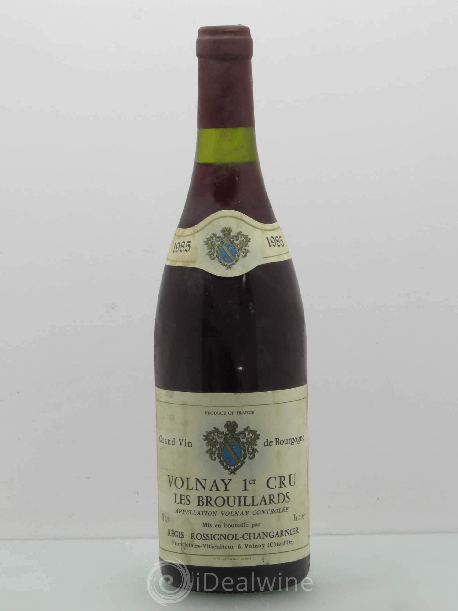 Volnay 1er Cru Les Brouillards Rossignol Changarnier 1985 - Posten von 1 Flasche - 0