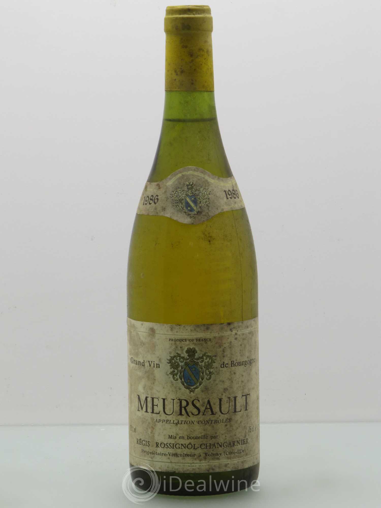 Meursault Rossignol Changarnier 1986 - Posten von 1 Flasche - 0