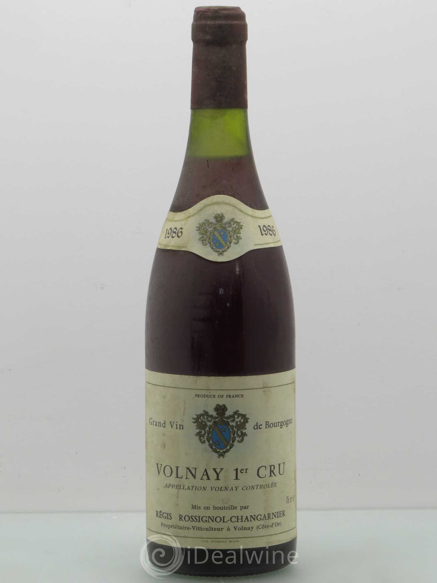 Volnay 1er Cru Rossignol Changarnier 1986 - Lot de 1 bouteille - 0