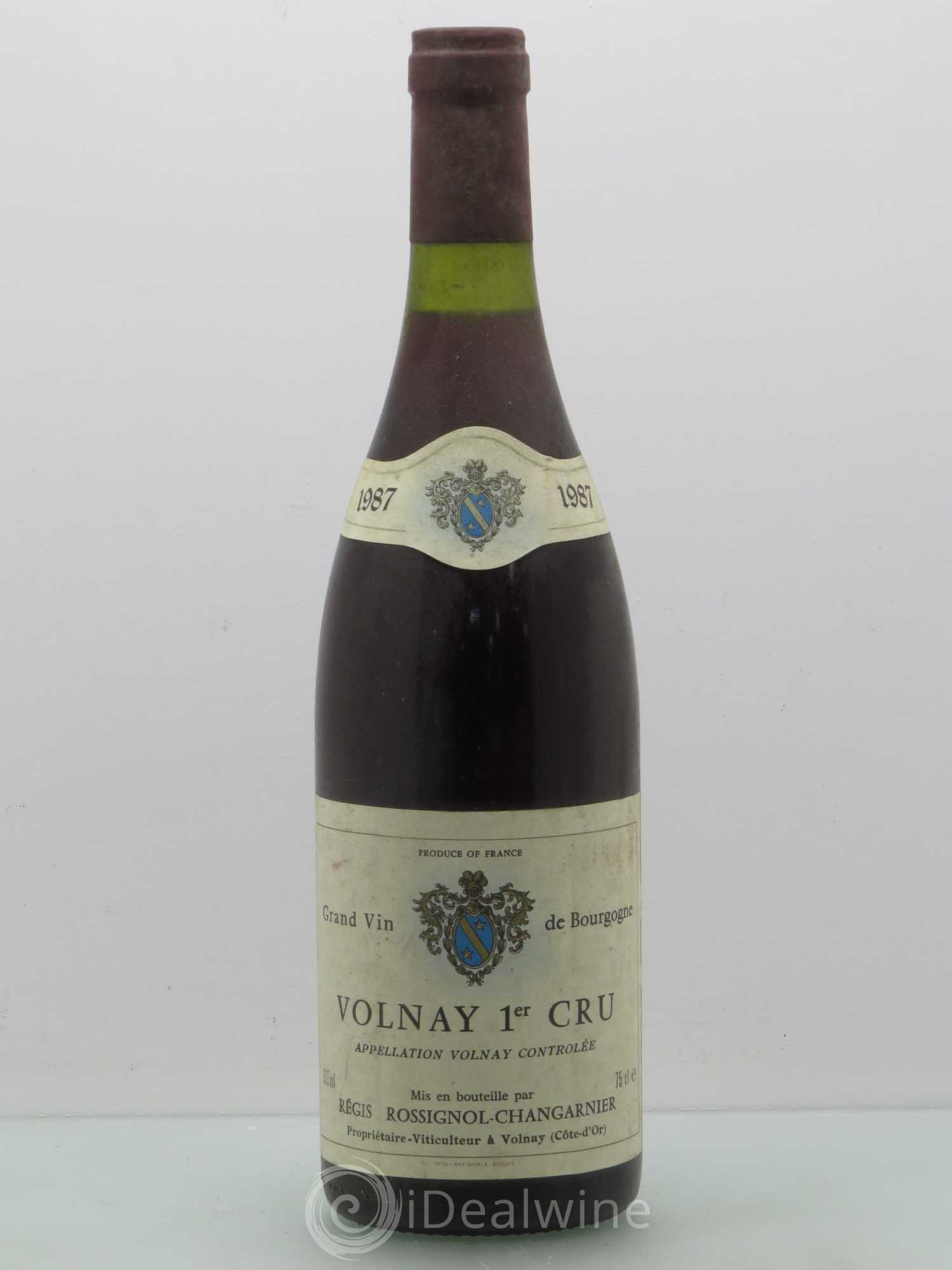 Volnay 1er Cru Rossignol Changarnier 1987 - Lot de 1 bouteille - 0