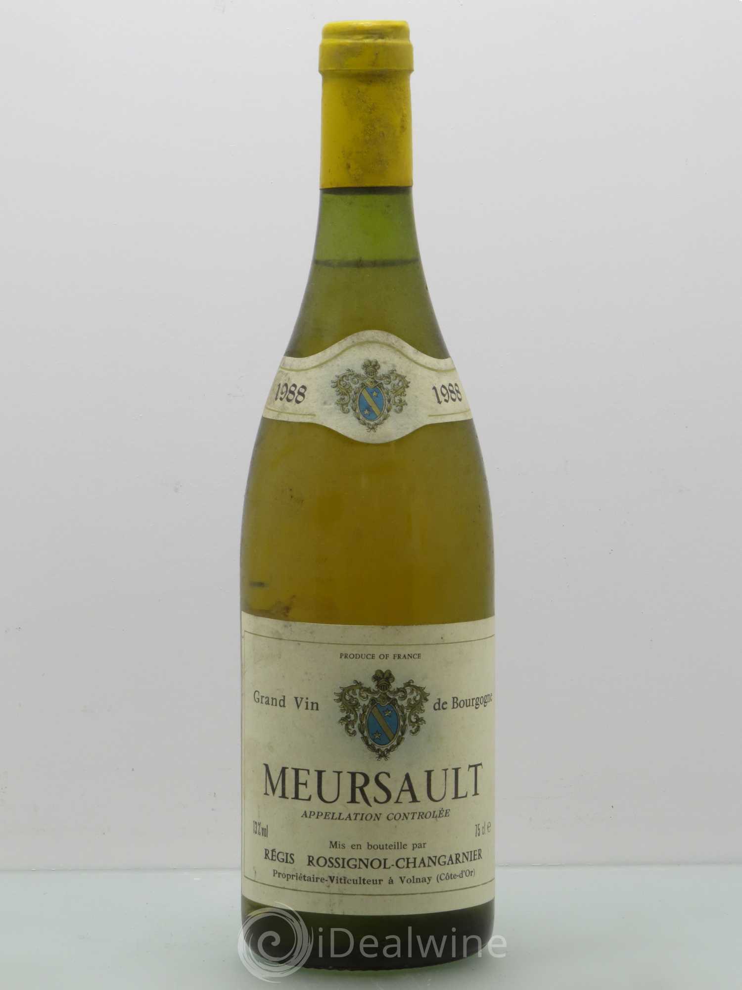 Meursault Rossignol Changarnier 1988 - Posten von 1 Flasche - 0