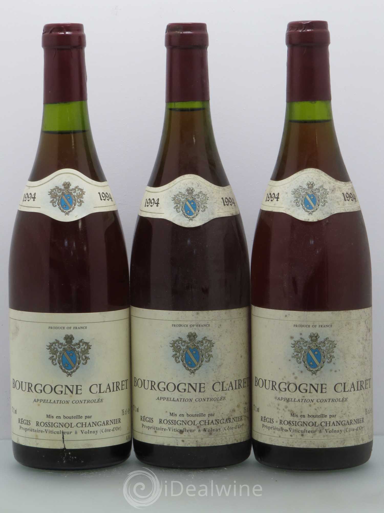 Bourgogne Clairet Rossignol Changarnier (sans prix de réserve) 2000 - Lotto di 6 bottiglie - 2