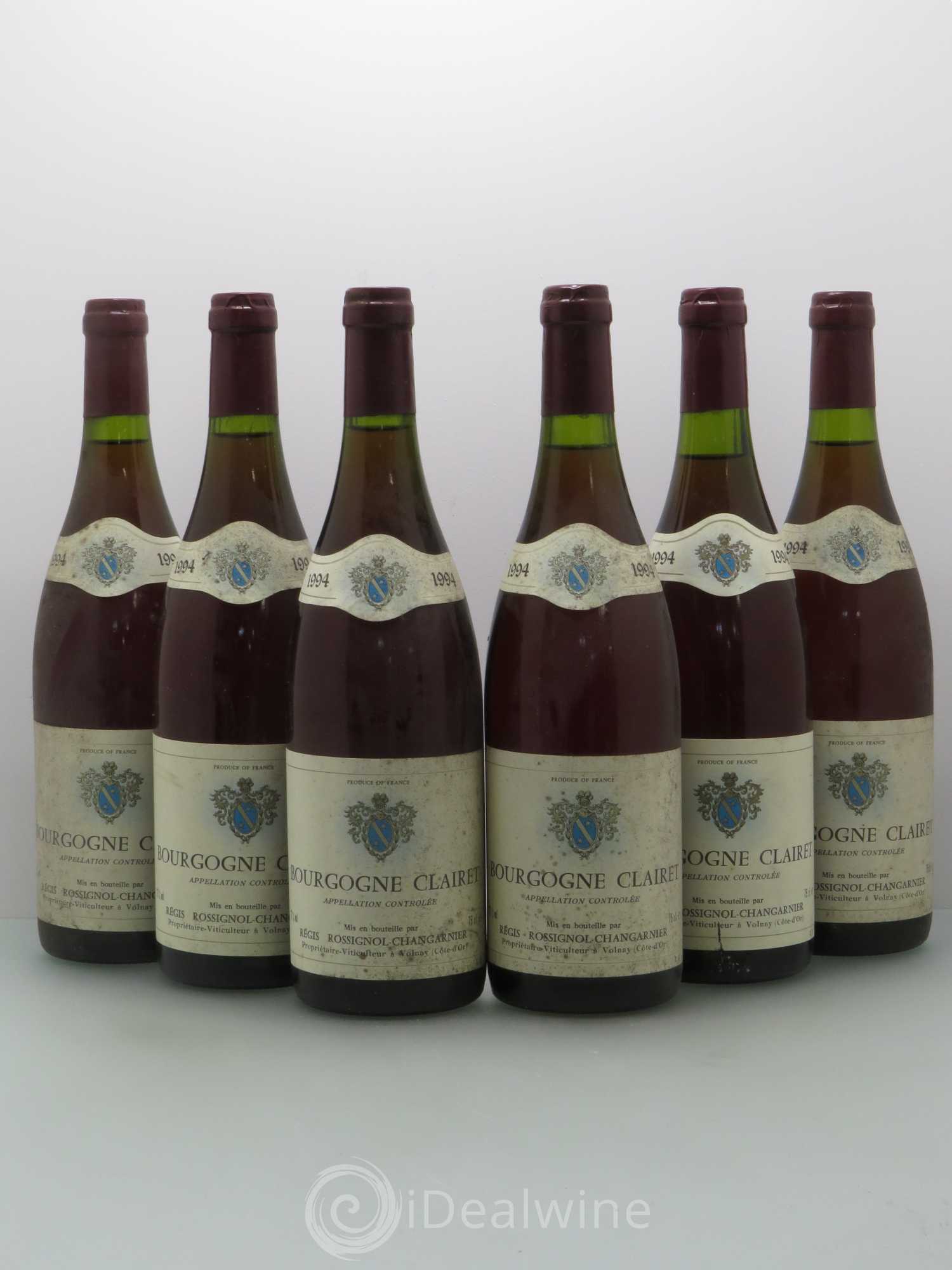 Bourgogne Clairet Rossignol Changarnier (sans prix de réserve) 2000 - Lotto di 6 bottiglie - 0
