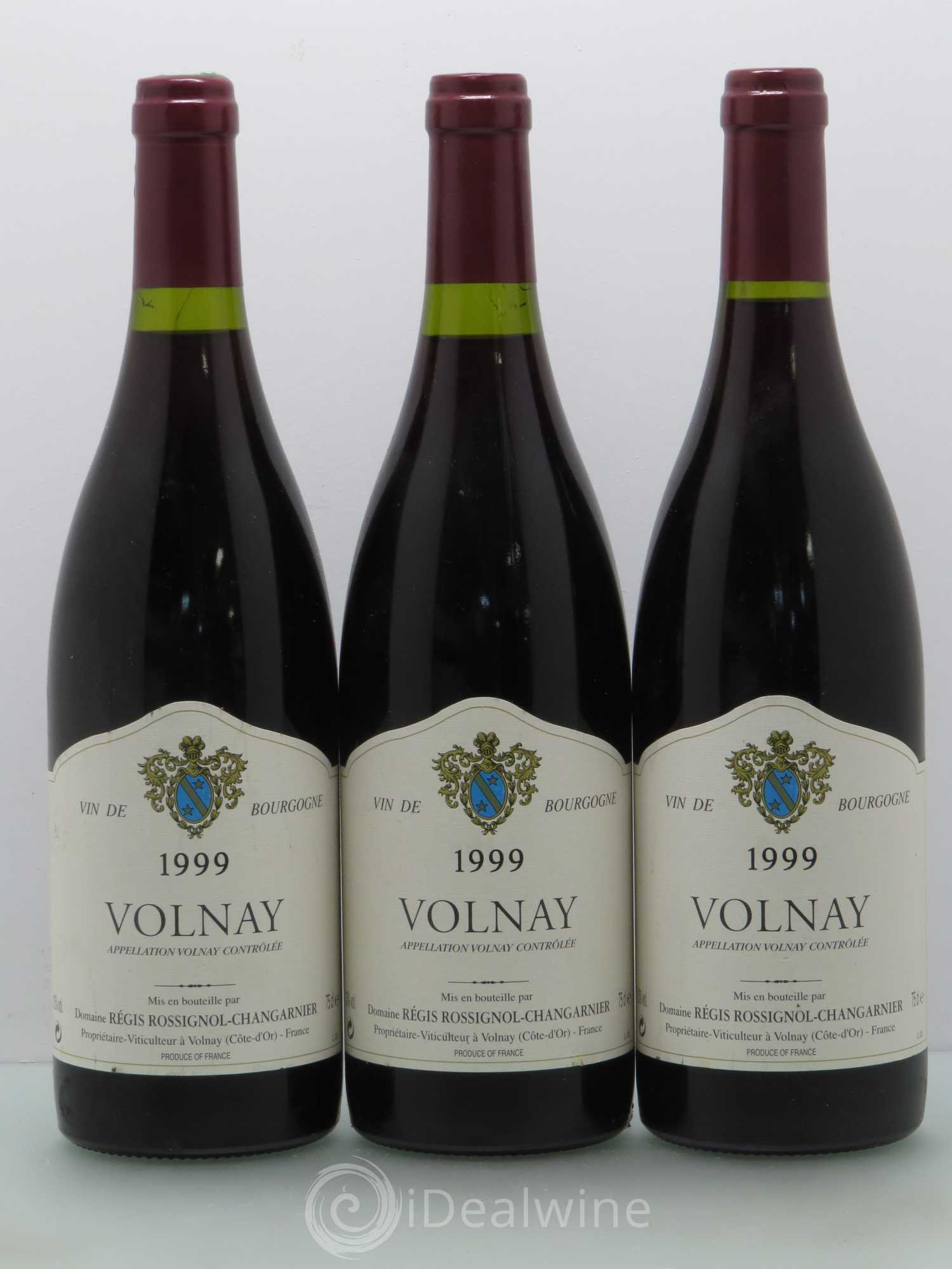 Volnay Rossignol Changarnier 1999 - Posten von 3 Flaschen - 0