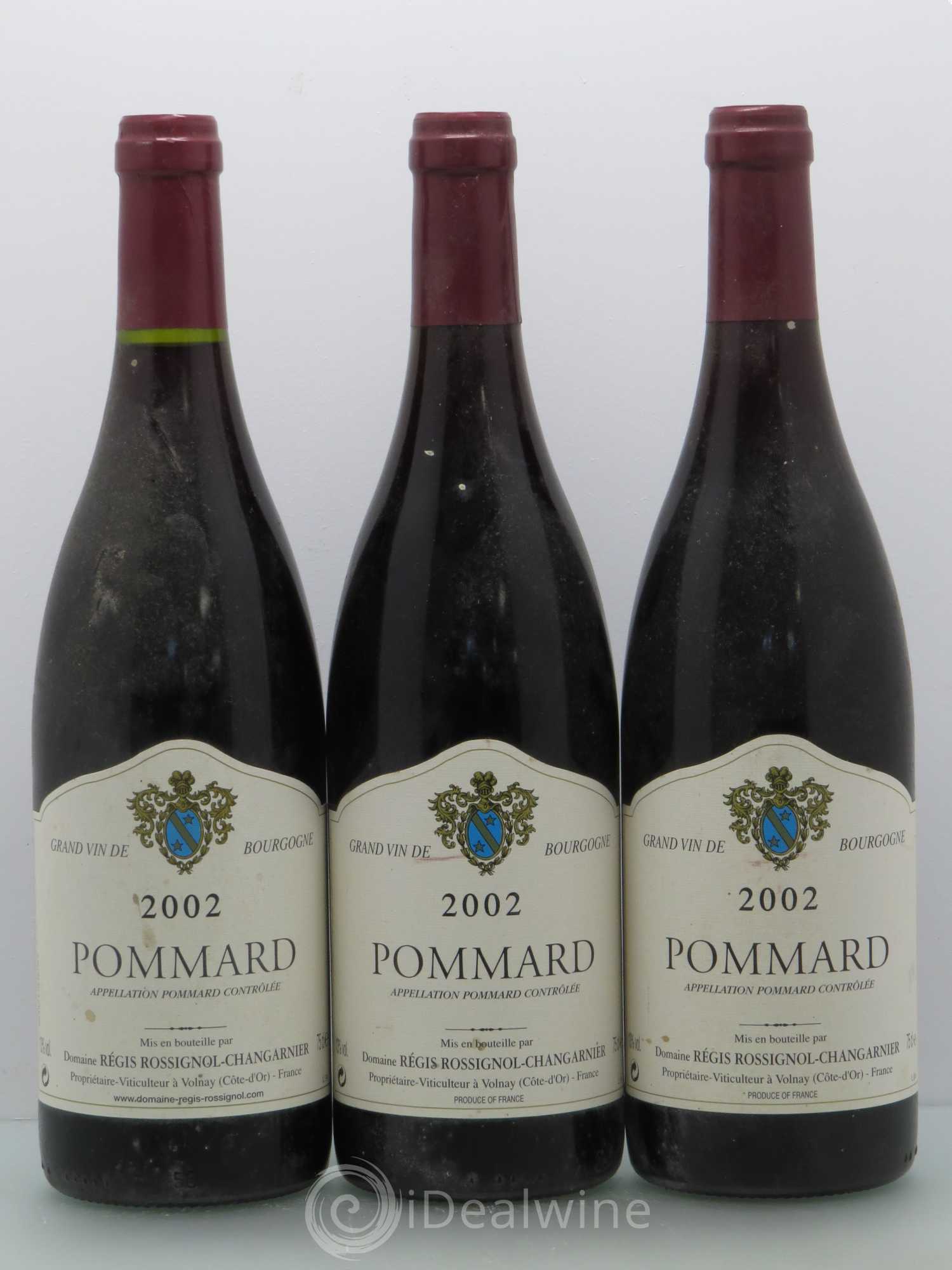 Pommard Rossignol Changarnier 2002 - Posten von 3 Flaschen - 0