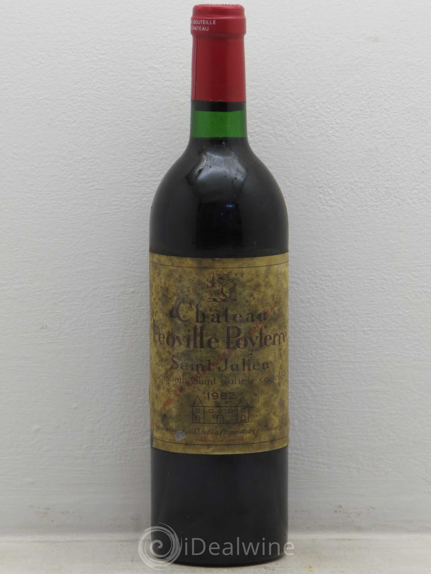Château Léoville Poyferré 2ème Grand Cru Classé 1982 - Lot de 1 bouteille - 0