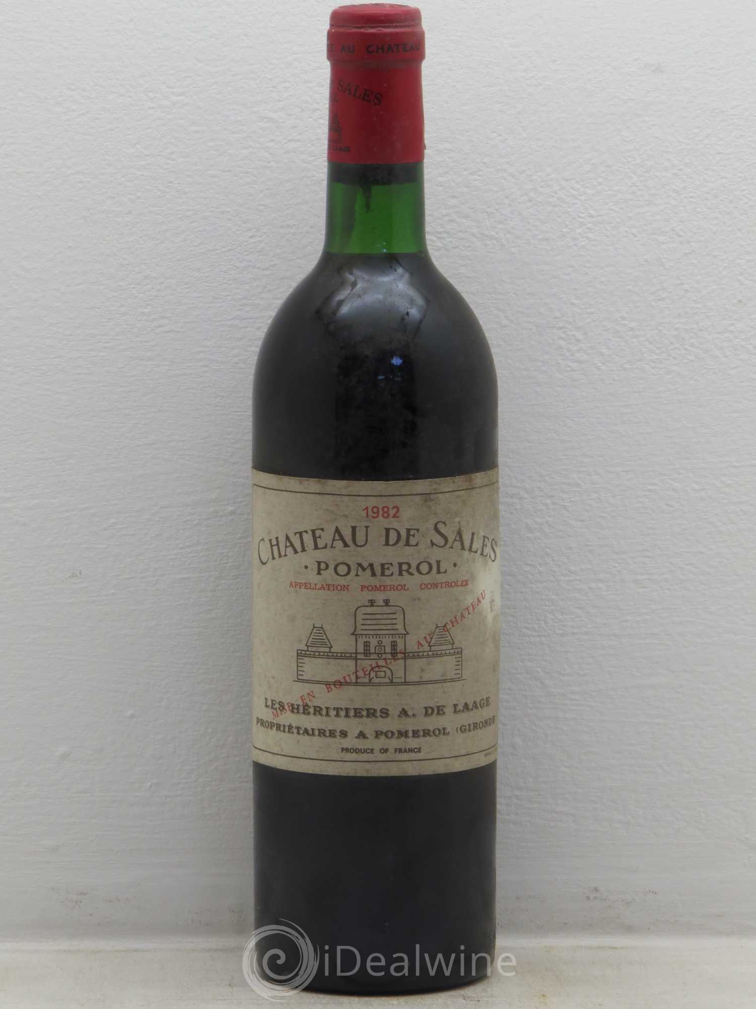 Château de Sales 1982 - Lot de 1 bouteille - 0