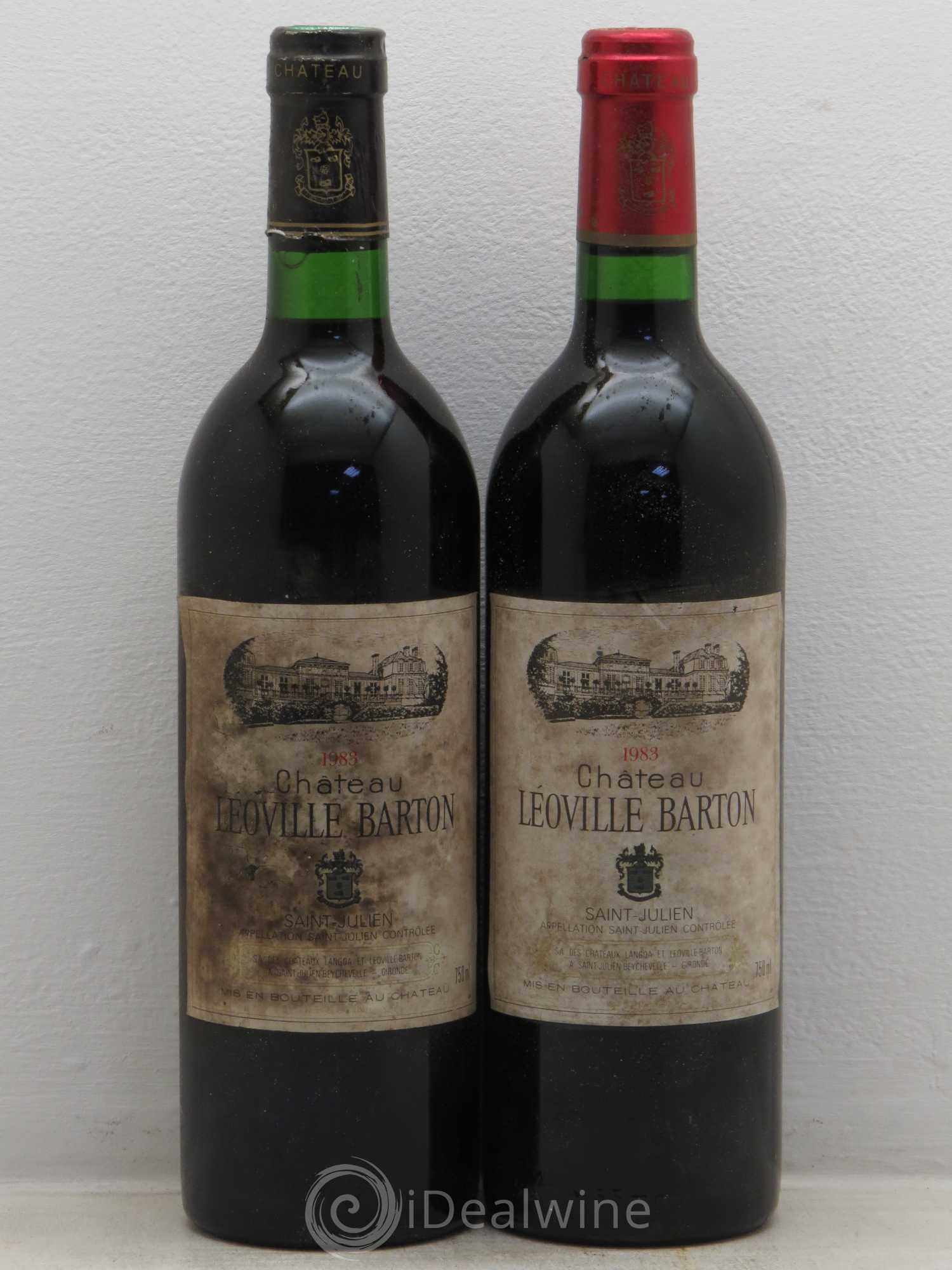 Château Léoville Barton 2ème Grand Cru Classé 1983 - Lot de 2 bouteilles - 0