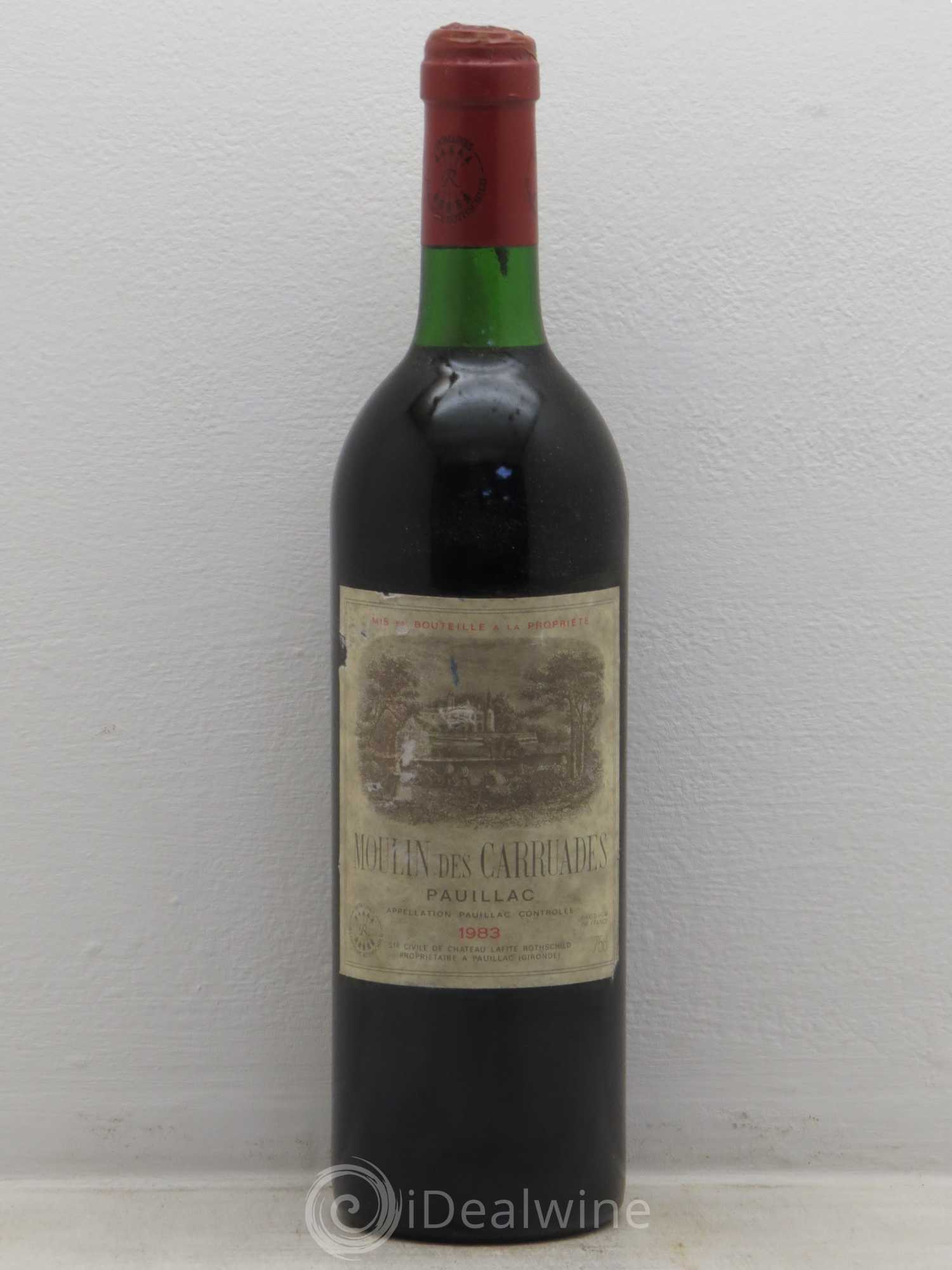 Moulin des Carruades Second Vin 1983 - Lot de 1 bouteille - 0