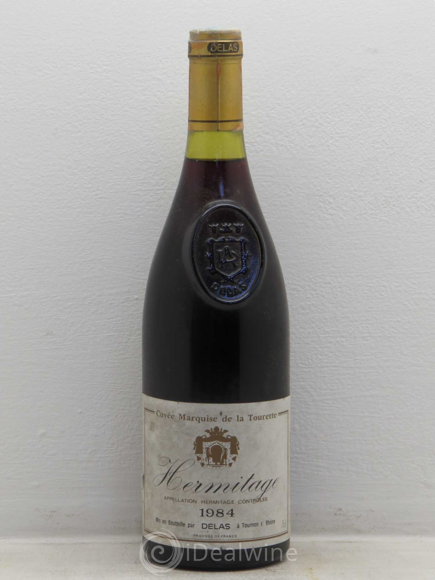 Hermitage Marquise de la Tourette Delas Frères 1984 - Lot de 1 bouteille - 0