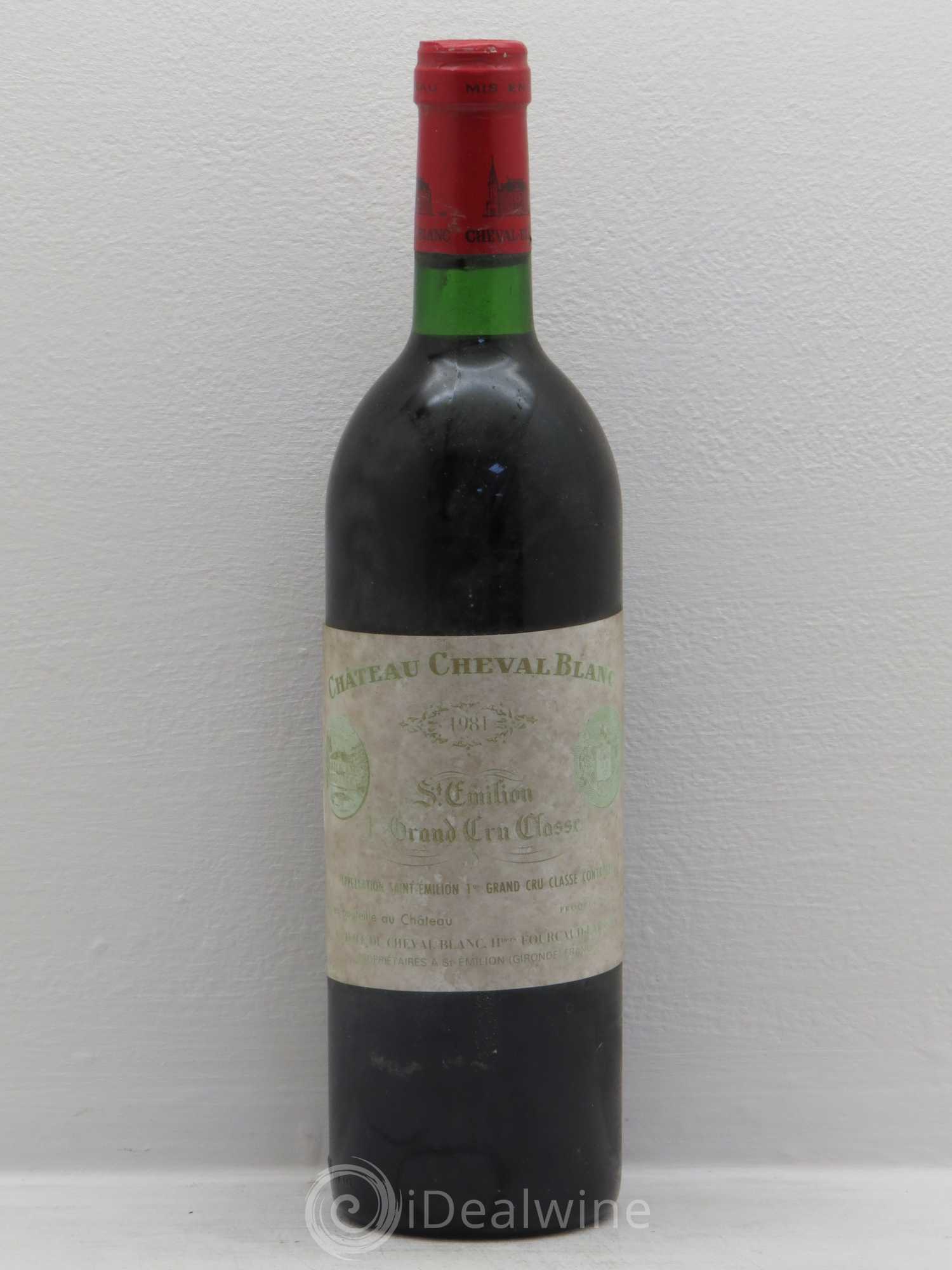 Château Cheval Blanc 1er Grand Cru Classé A 1981 - Lot de 1 bouteille - 0