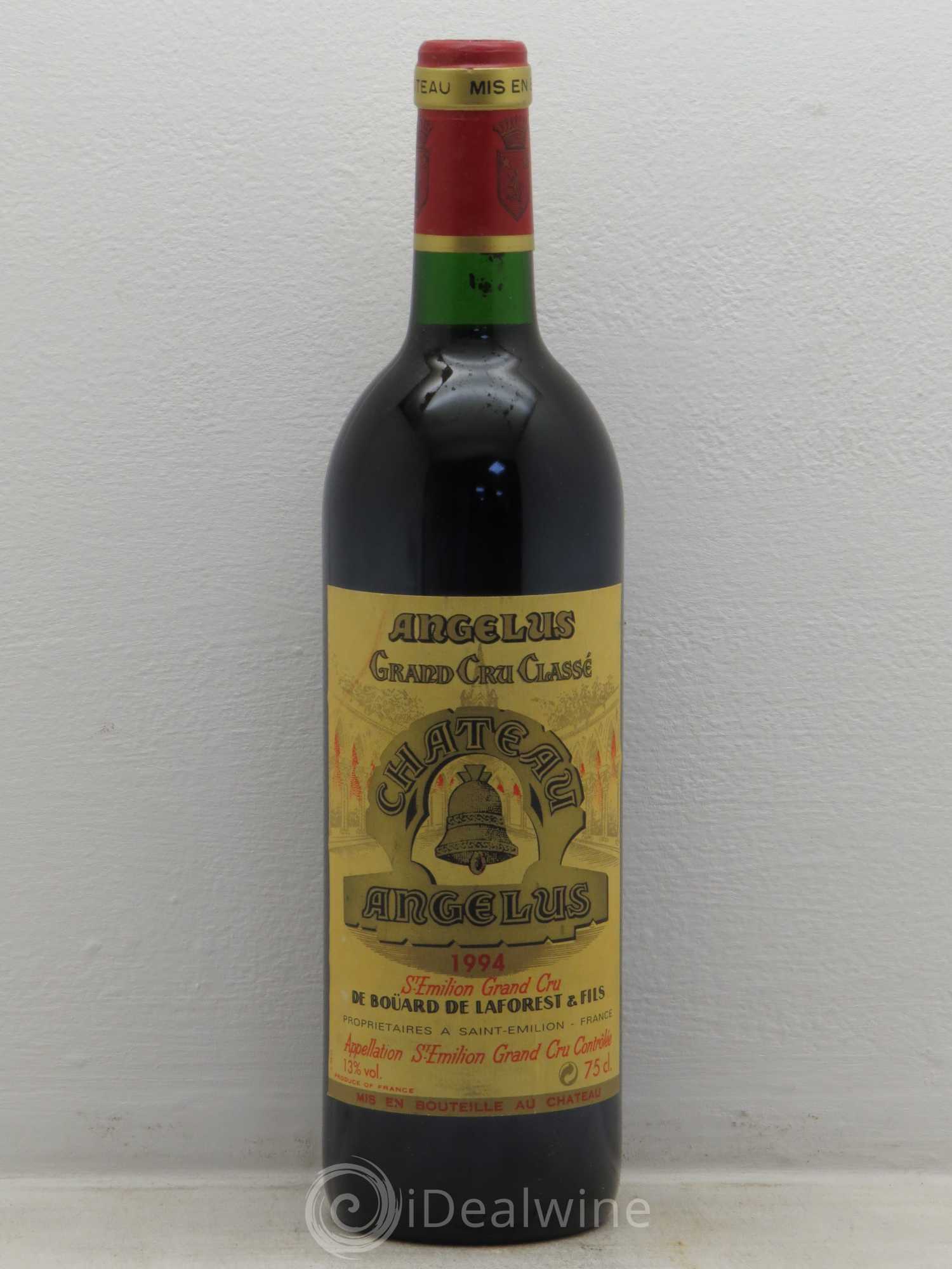 Château Angélus 1er Grand Cru Classé A 1994 - Lot de 1 bouteille - 0