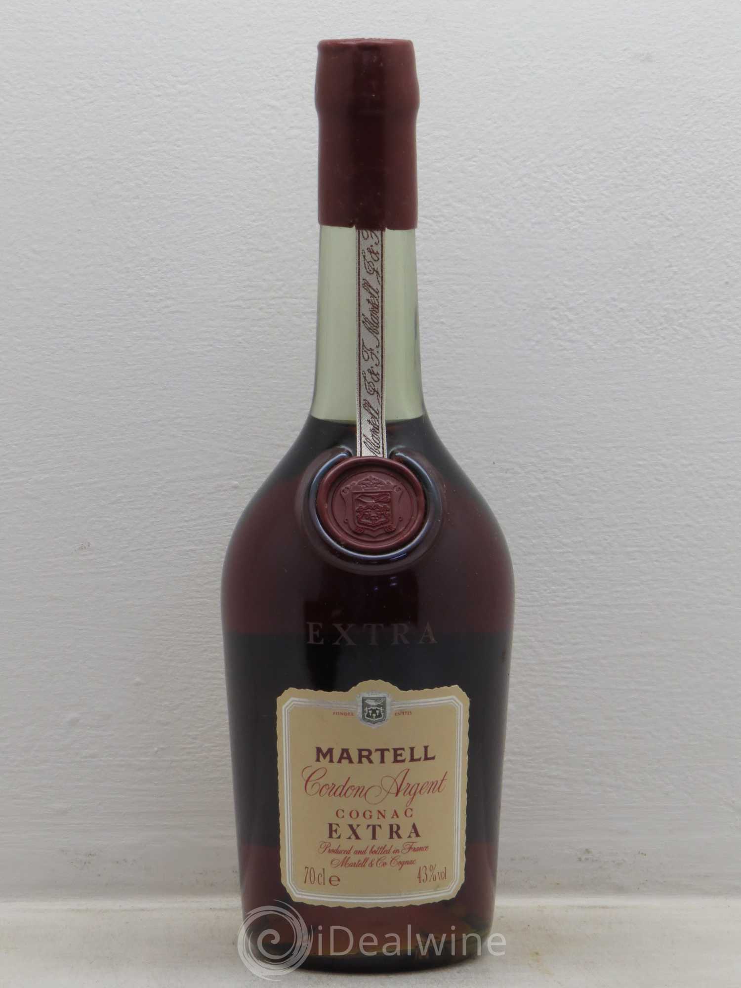 Cognac Martell Extra Cordon Argent - Posten von 1 Flasche - 0