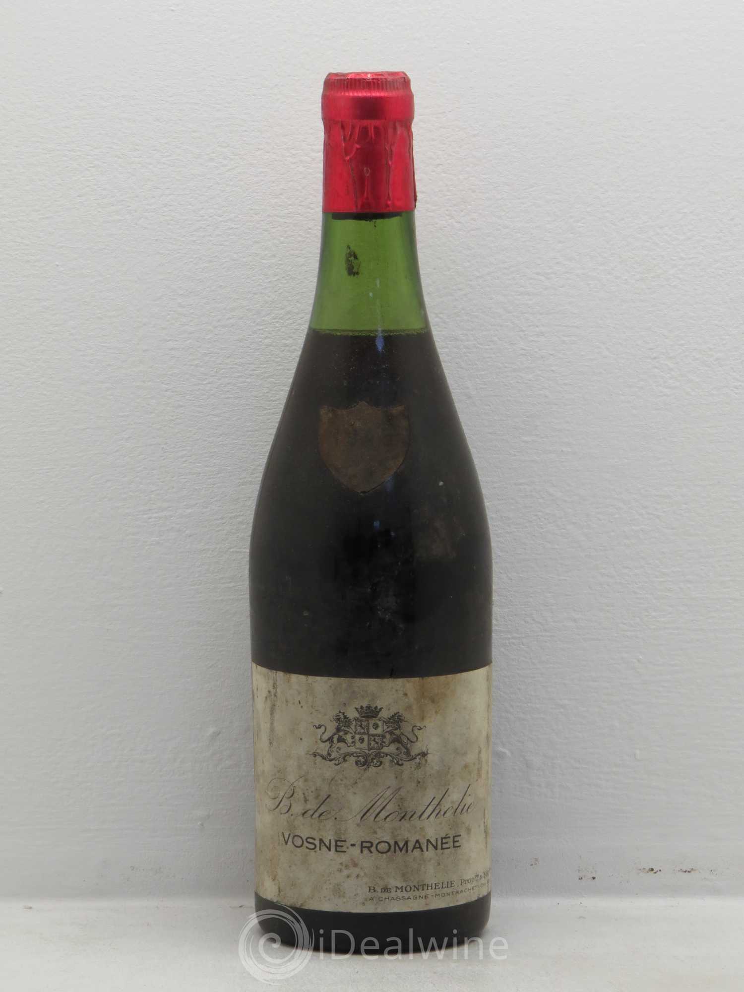 Vosne-Romanée B de Monthélie 1945 - Posten von 1 Flasche - 0