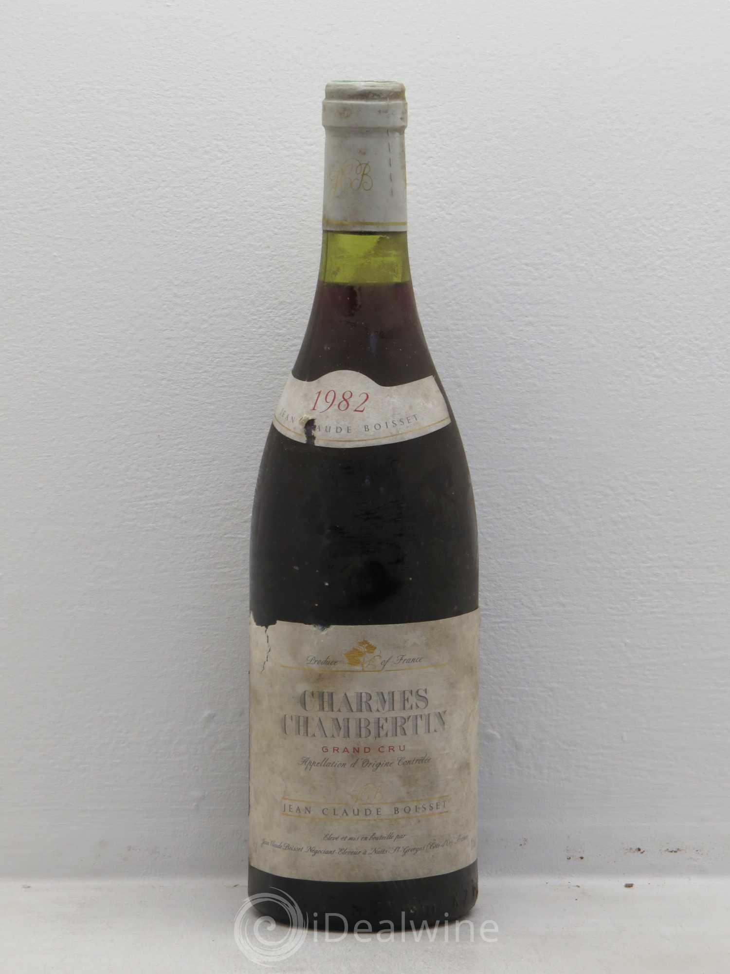 Charmes-Chambertin Grand Cru JC Boisset 1982 - Lot de 1 bouteille - 0
